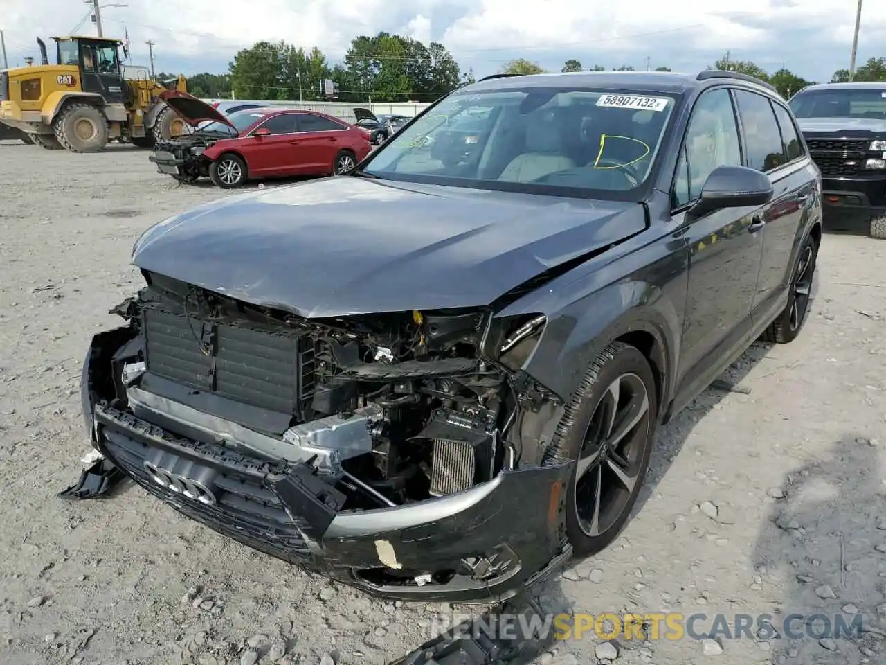 2 Photograph of a damaged car WA1VAAF7XKD018511 AUDI Q7 2019