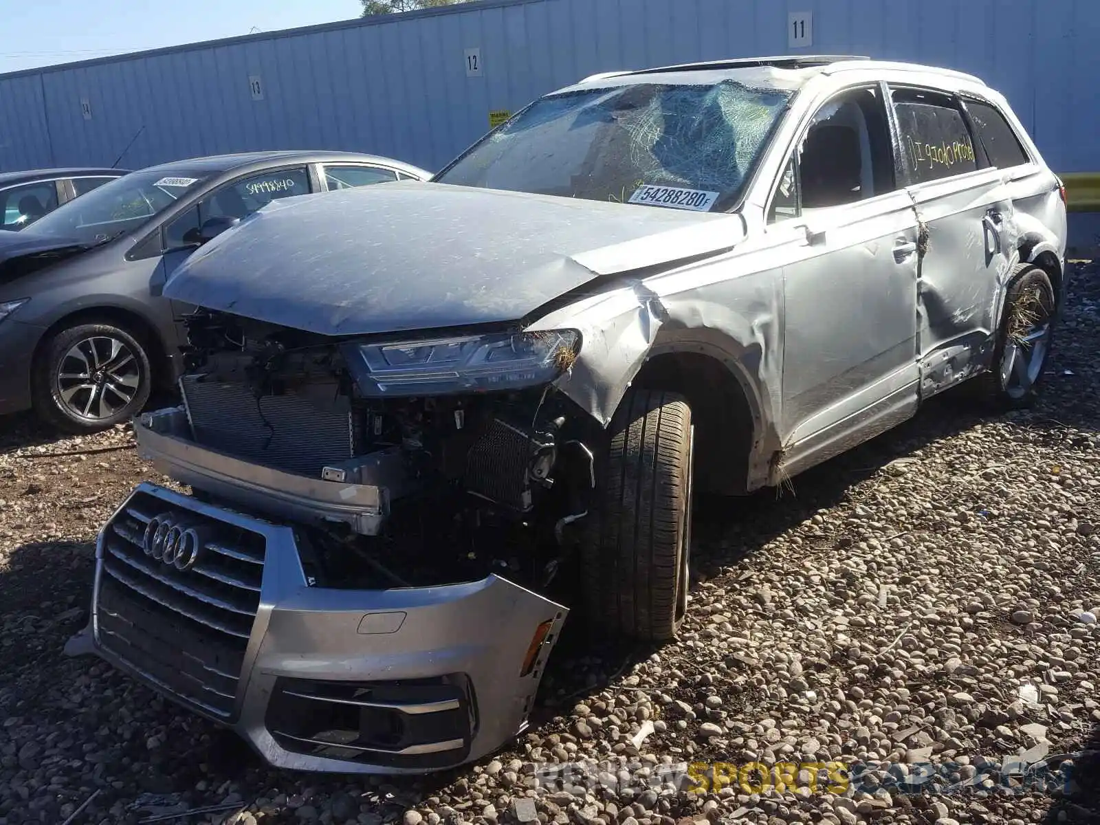 2 Photograph of a damaged car WA1VAAF7XKD020291 AUDI Q7 2019