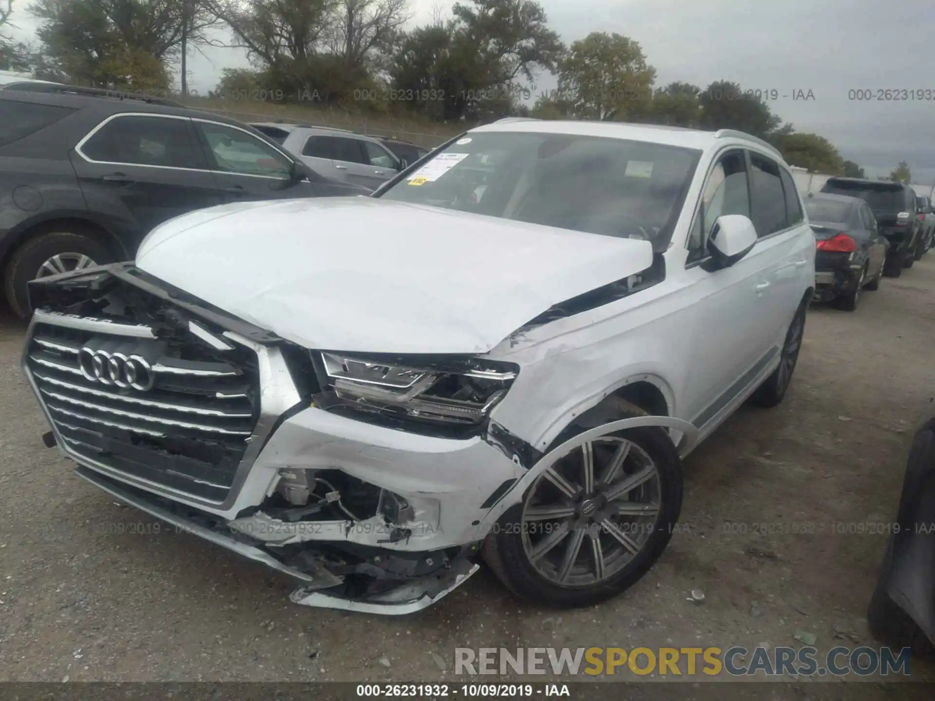 2 Photograph of a damaged car WA1VAAF7XKD025412 AUDI Q7 2019