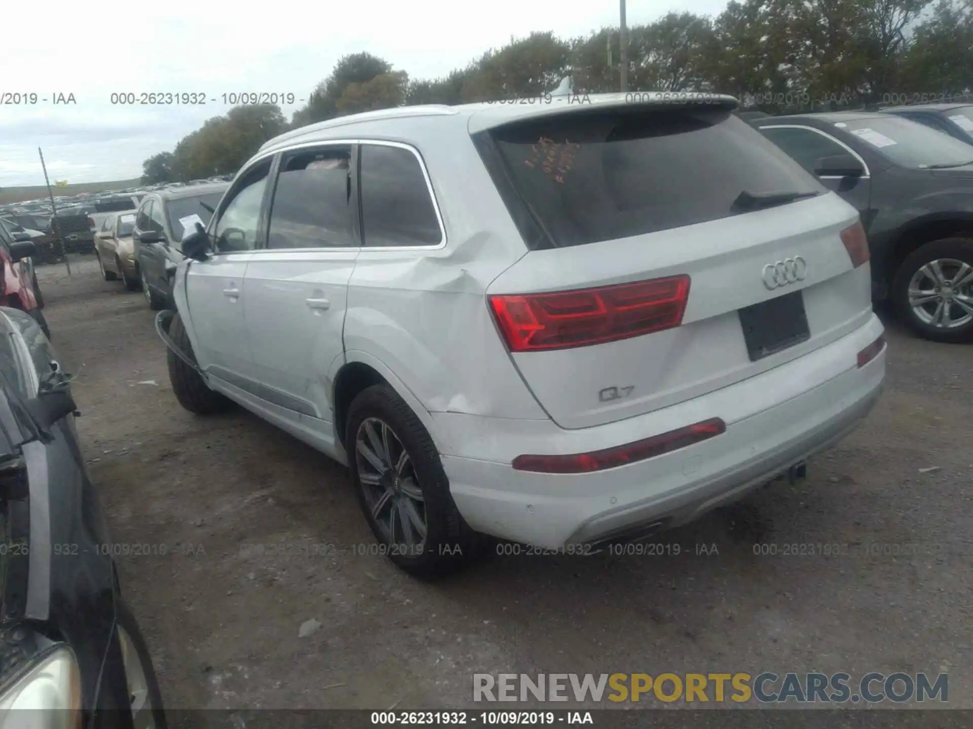 3 Photograph of a damaged car WA1VAAF7XKD025412 AUDI Q7 2019