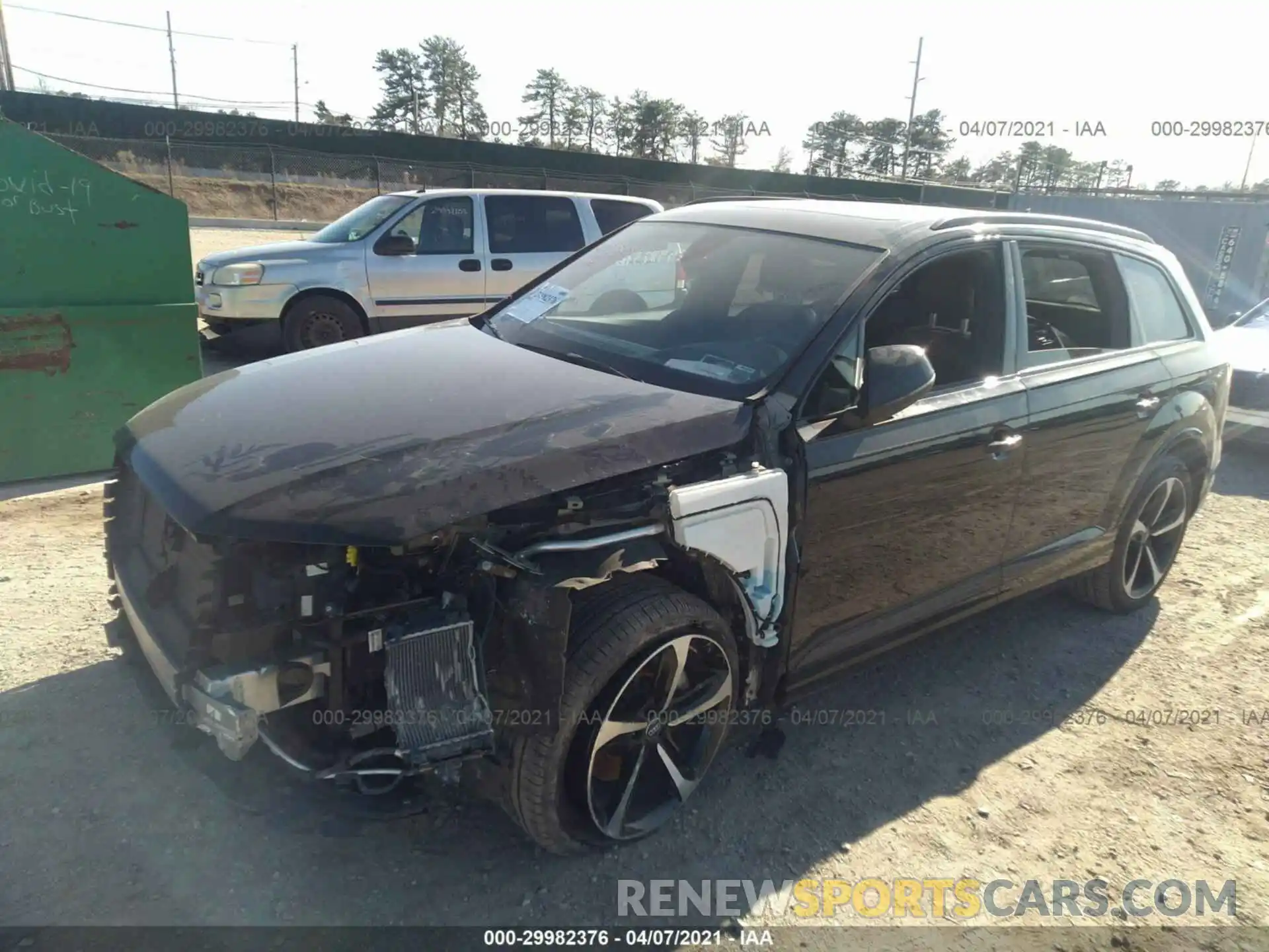 2 Photograph of a damaged car WA1VAAF7XKD026592 AUDI Q7 2019