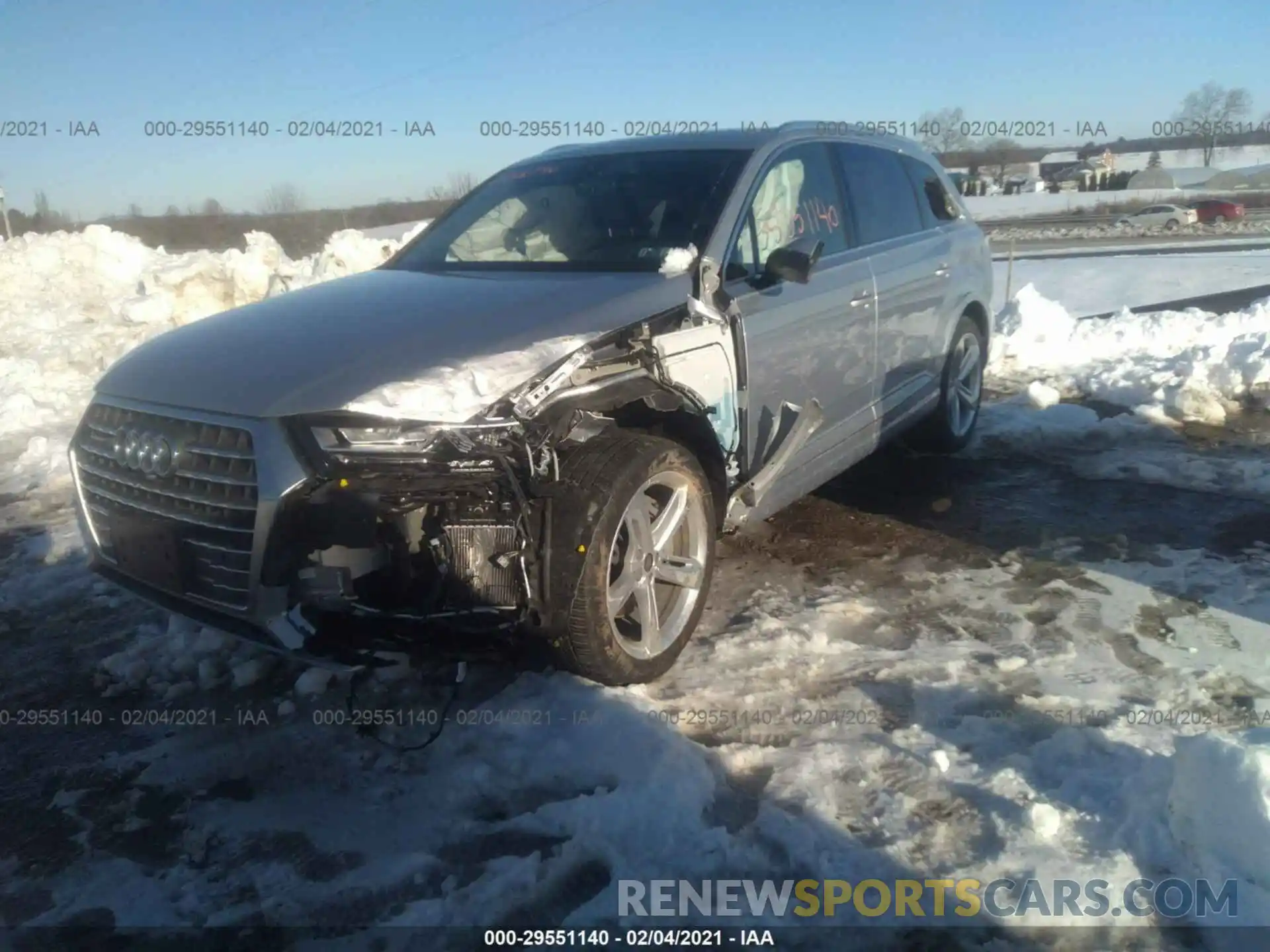 2 Photograph of a damaged car WA1VAAF7XKD033882 AUDI Q7 2019