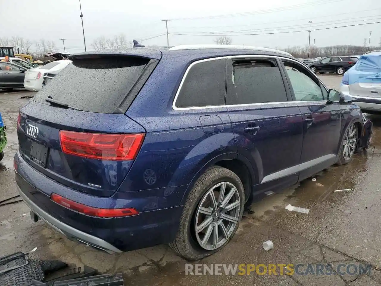 3 Фотография поврежденного автомобиля WA1VAAF7XKD038032 AUDI Q7 2019