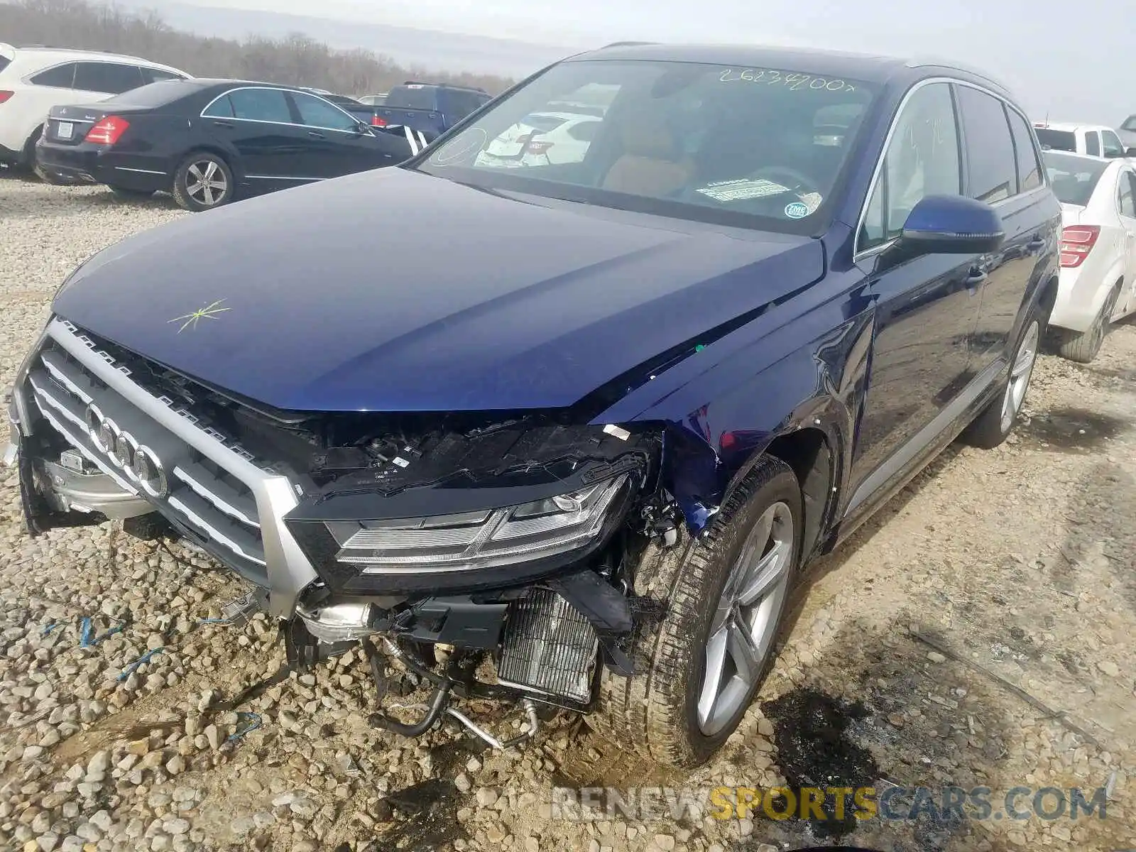 2 Фотография поврежденного автомобиля WA1VAAF7XKD049306 AUDI Q7 2019