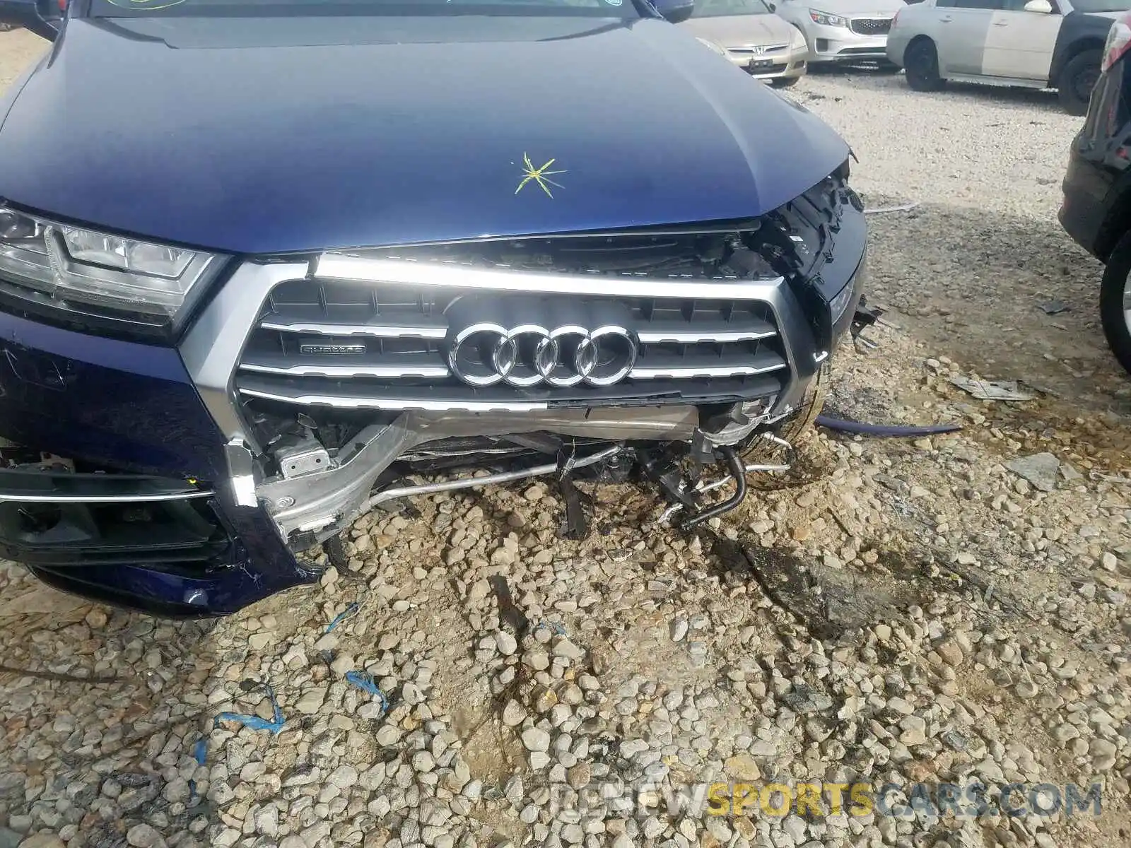 9 Фотография поврежденного автомобиля WA1VAAF7XKD049306 AUDI Q7 2019