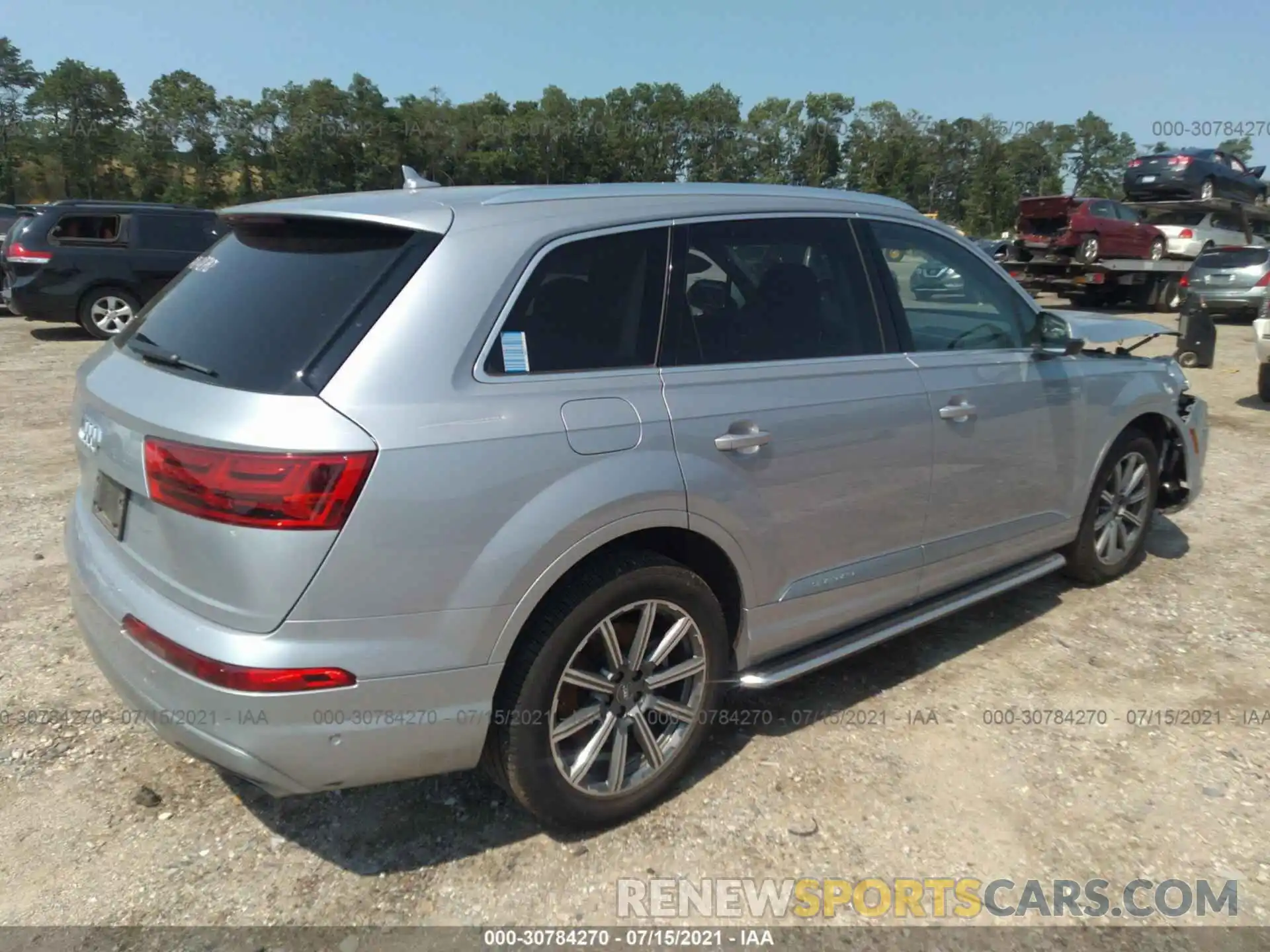 4 Фотография поврежденного автомобиля WA1VABF71KD005216 AUDI Q7 2019