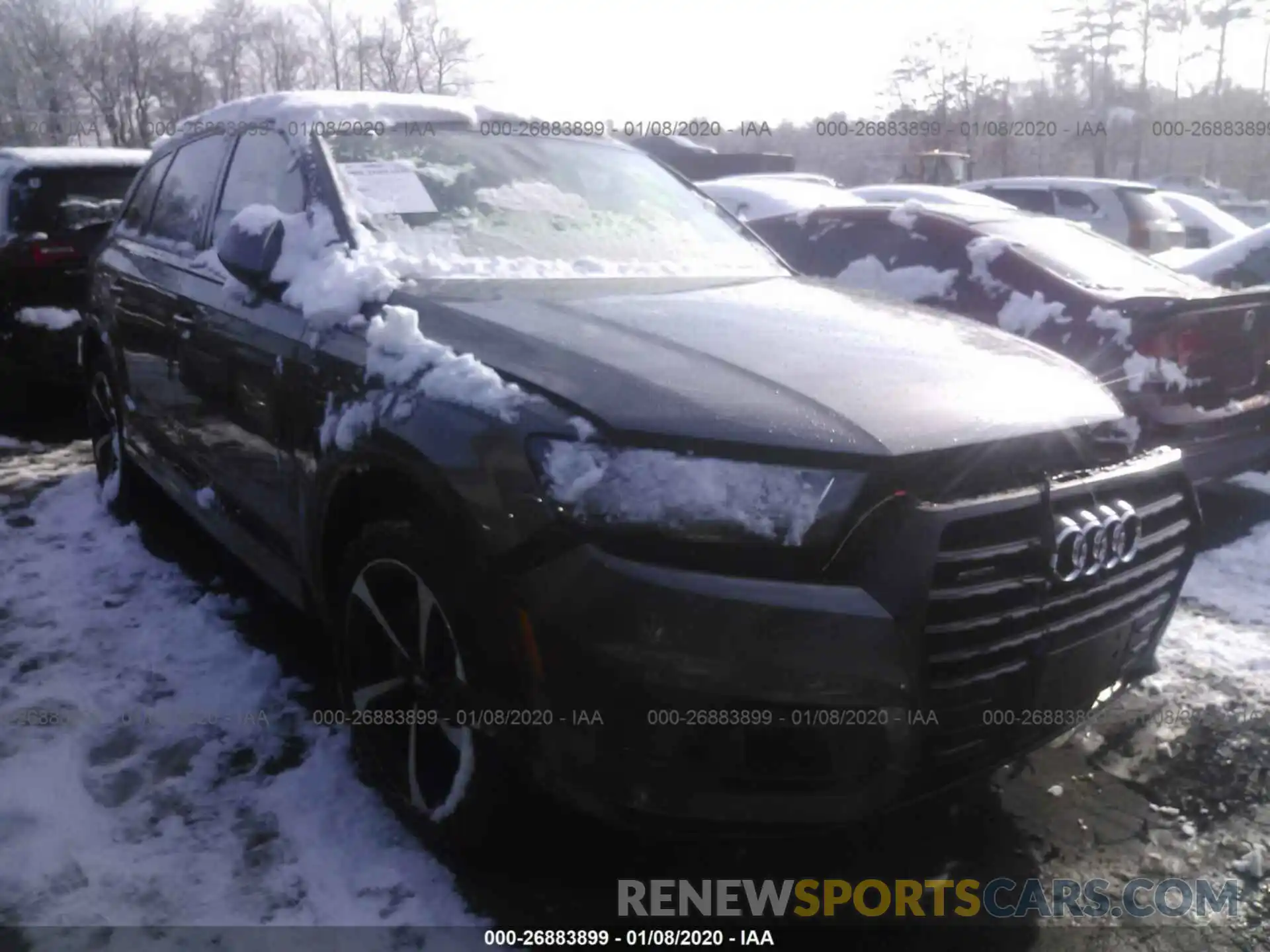 1 Photograph of a damaged car WA1VABF72KD037978 AUDI Q7 2019