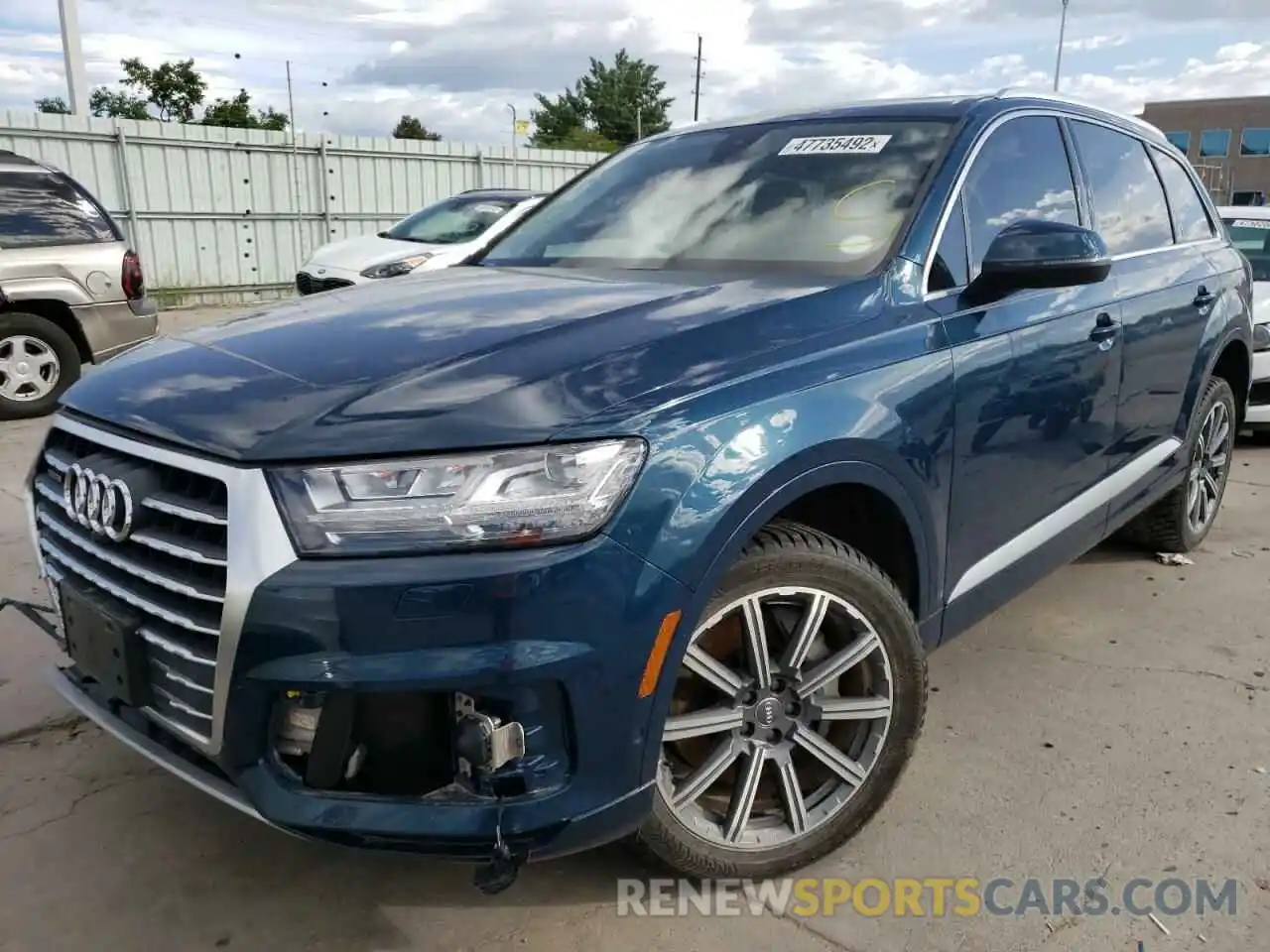 2 Photograph of a damaged car WA1VABF72KD044591 AUDI Q7 2019