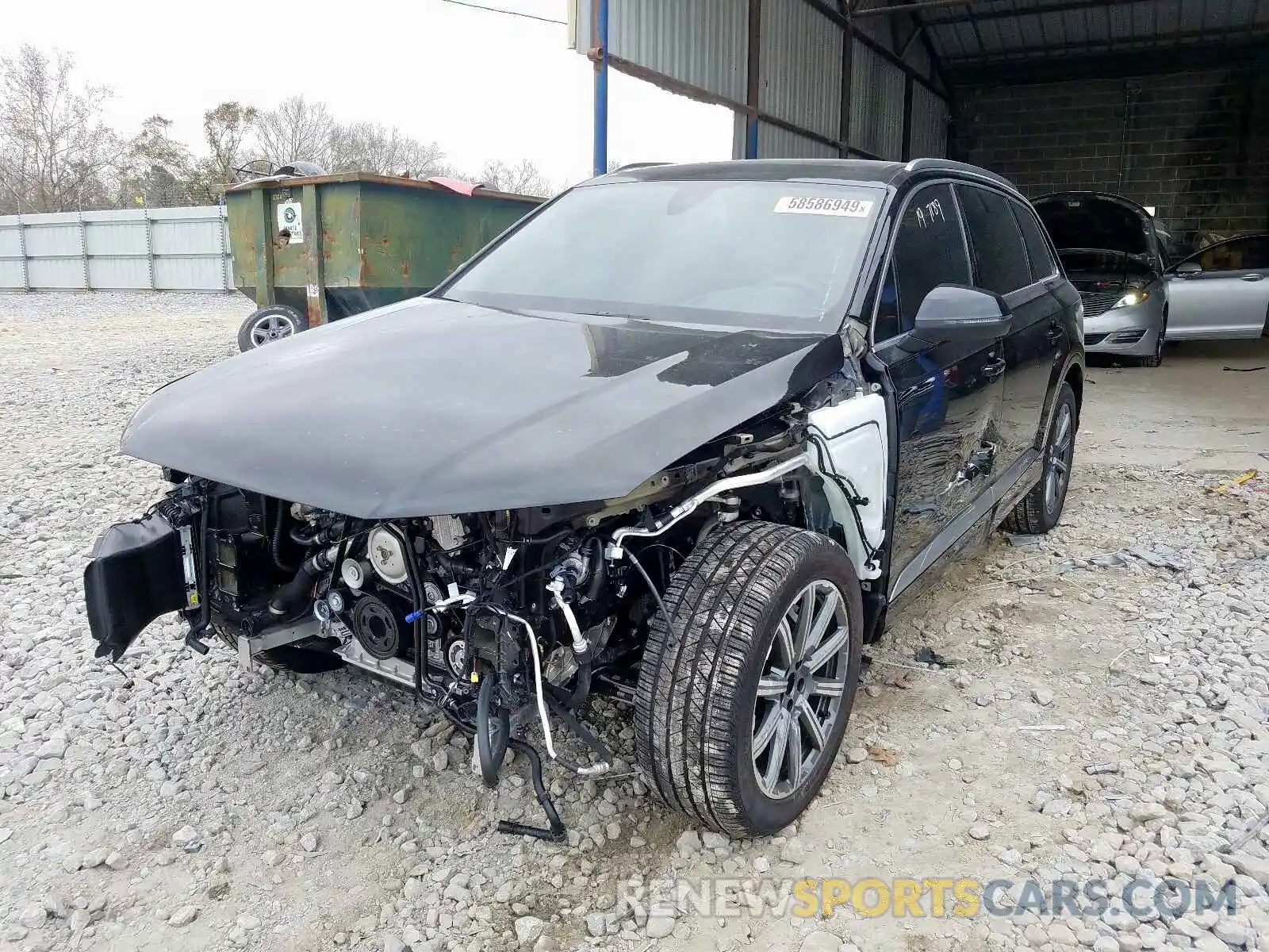 2 Фотография поврежденного автомобиля WA1VABF74KD041644 AUDI Q7 2019