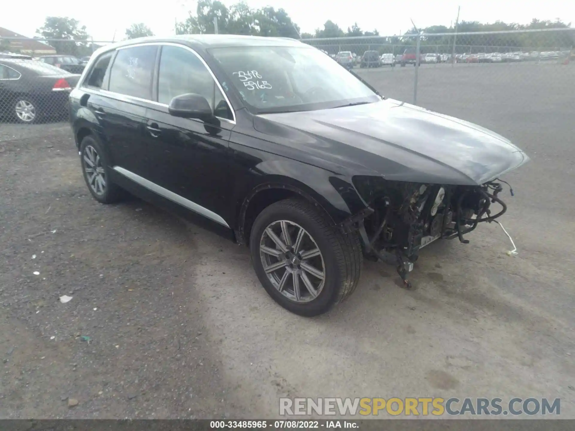 1 Photograph of a damaged car WA1VABF76KD005258 AUDI Q7 2019