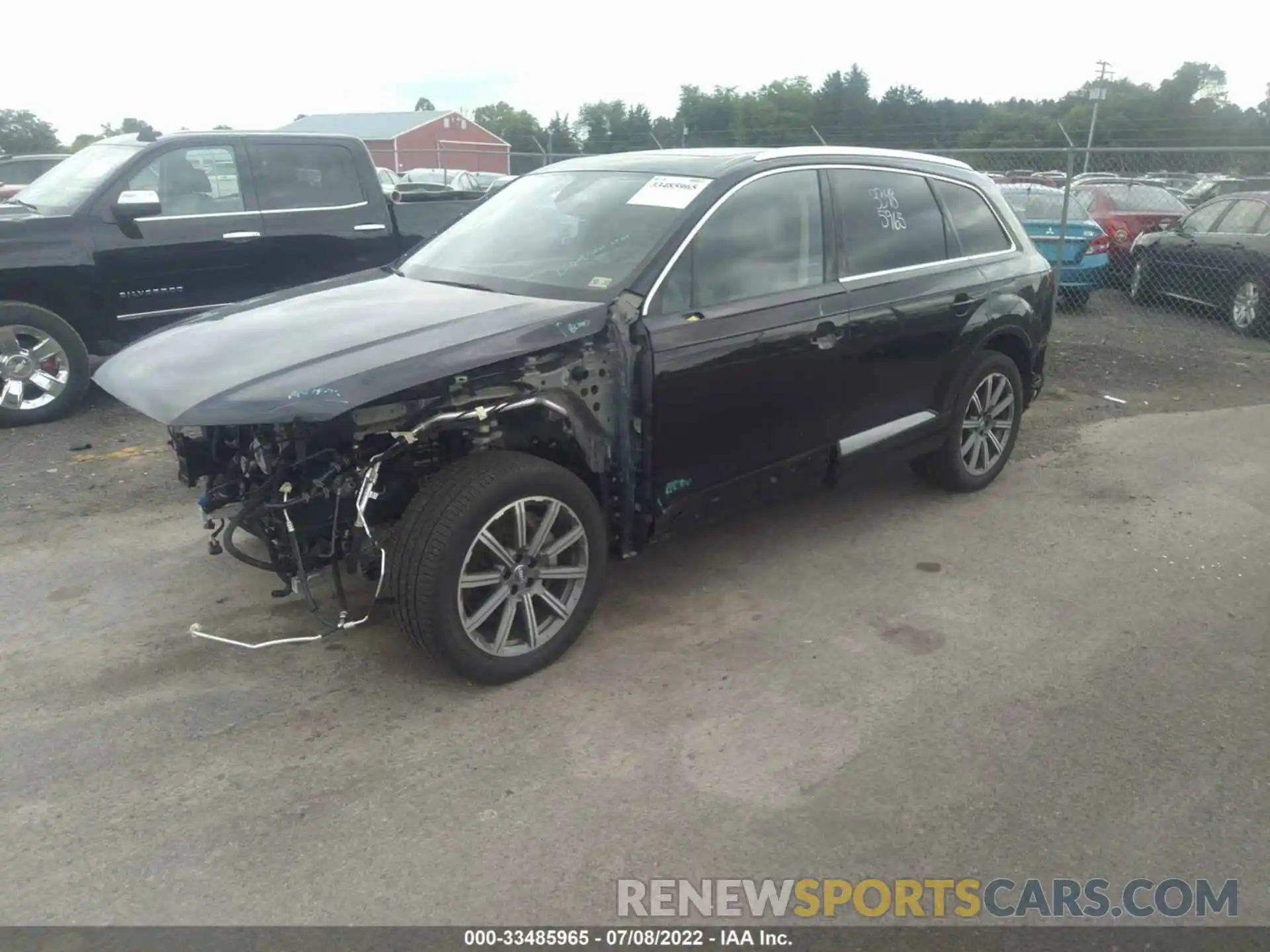 2 Photograph of a damaged car WA1VABF76KD005258 AUDI Q7 2019