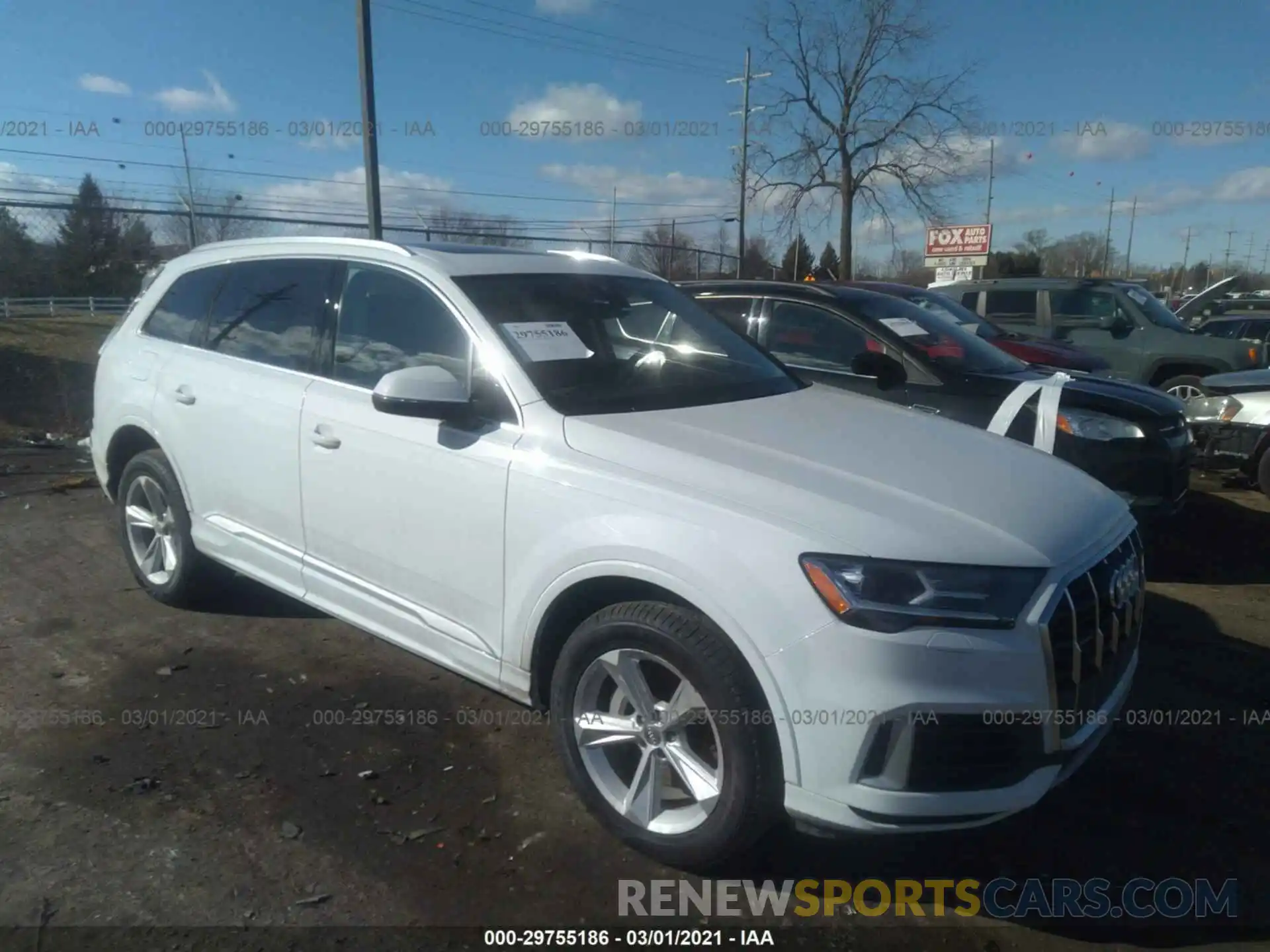 1 Photograph of a damaged car WA1AJAF75LD008209 AUDI Q7 2020