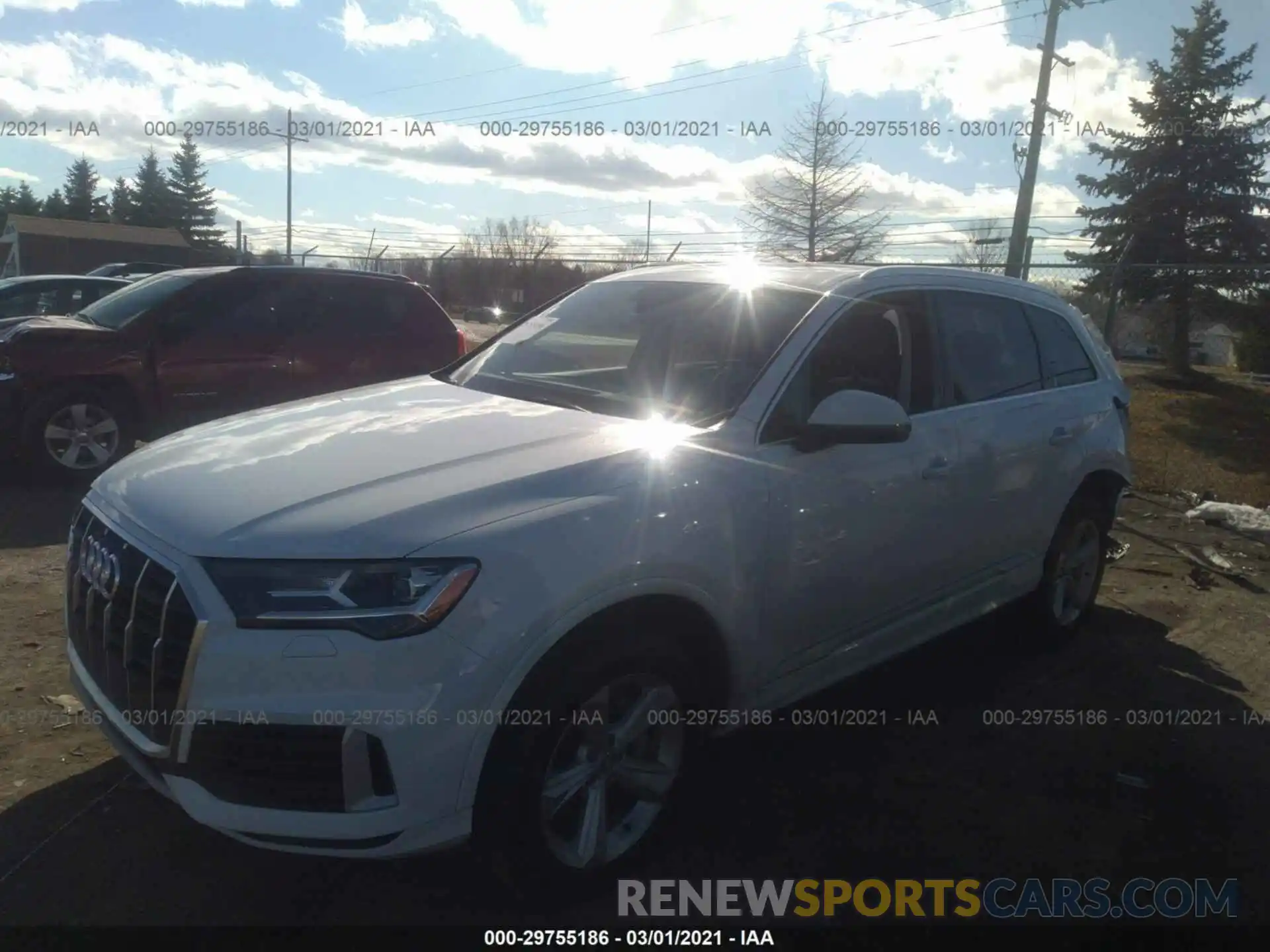 2 Photograph of a damaged car WA1AJAF75LD008209 AUDI Q7 2020