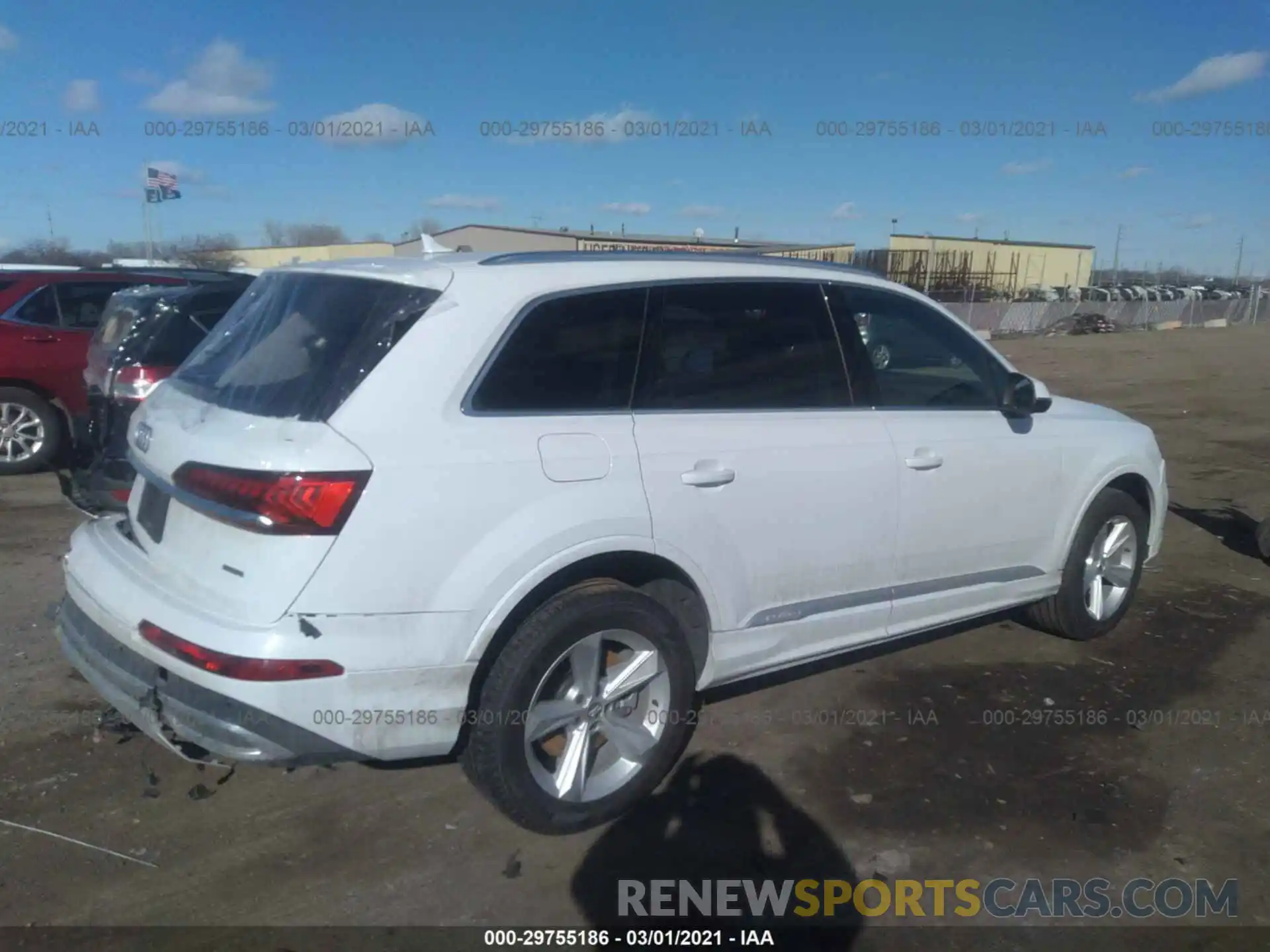 4 Фотография поврежденного автомобиля WA1AJAF75LD008209 AUDI Q7 2020