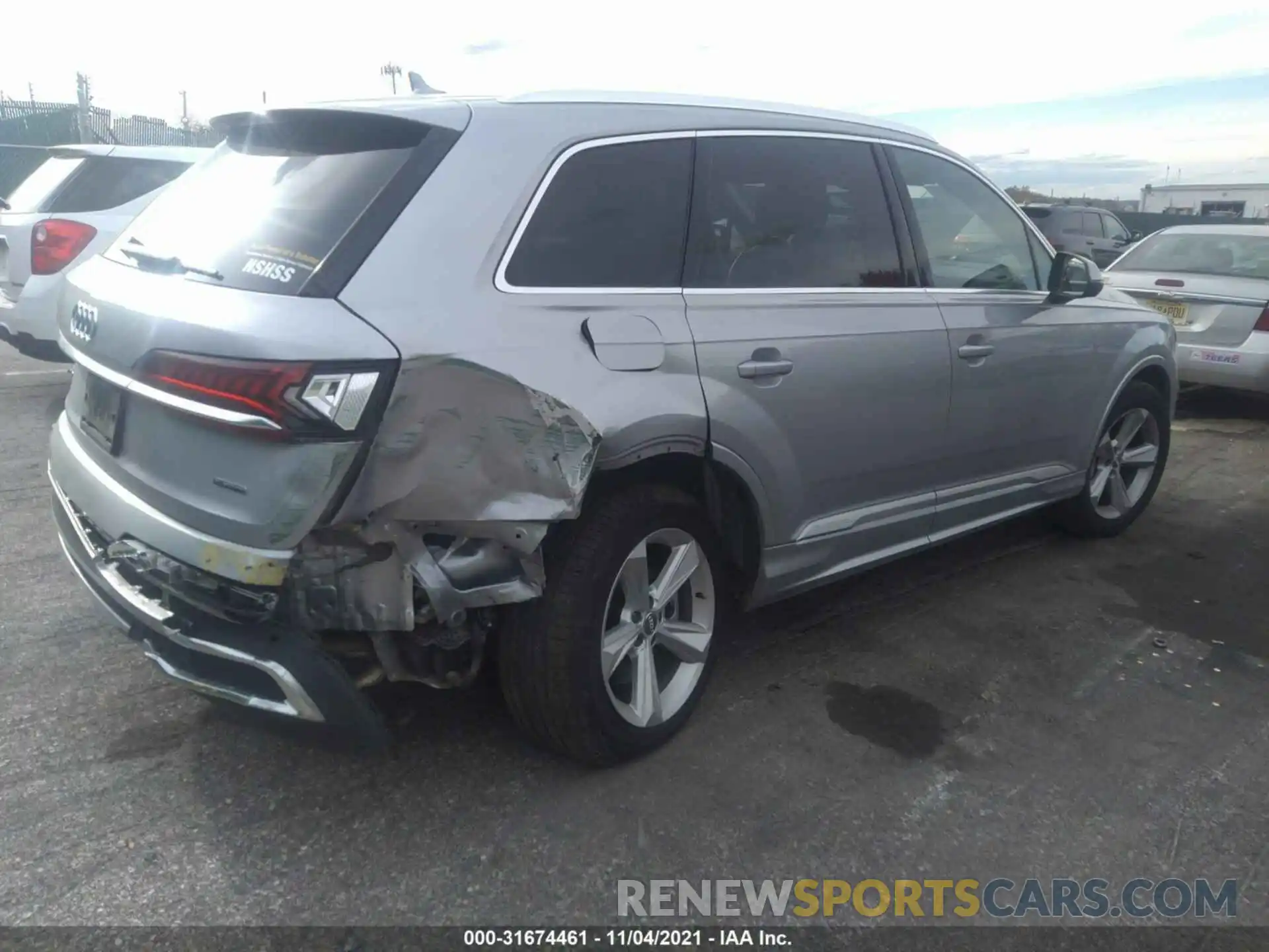 4 Фотография поврежденного автомобиля WA1AJAF78LD008303 AUDI Q7 2020