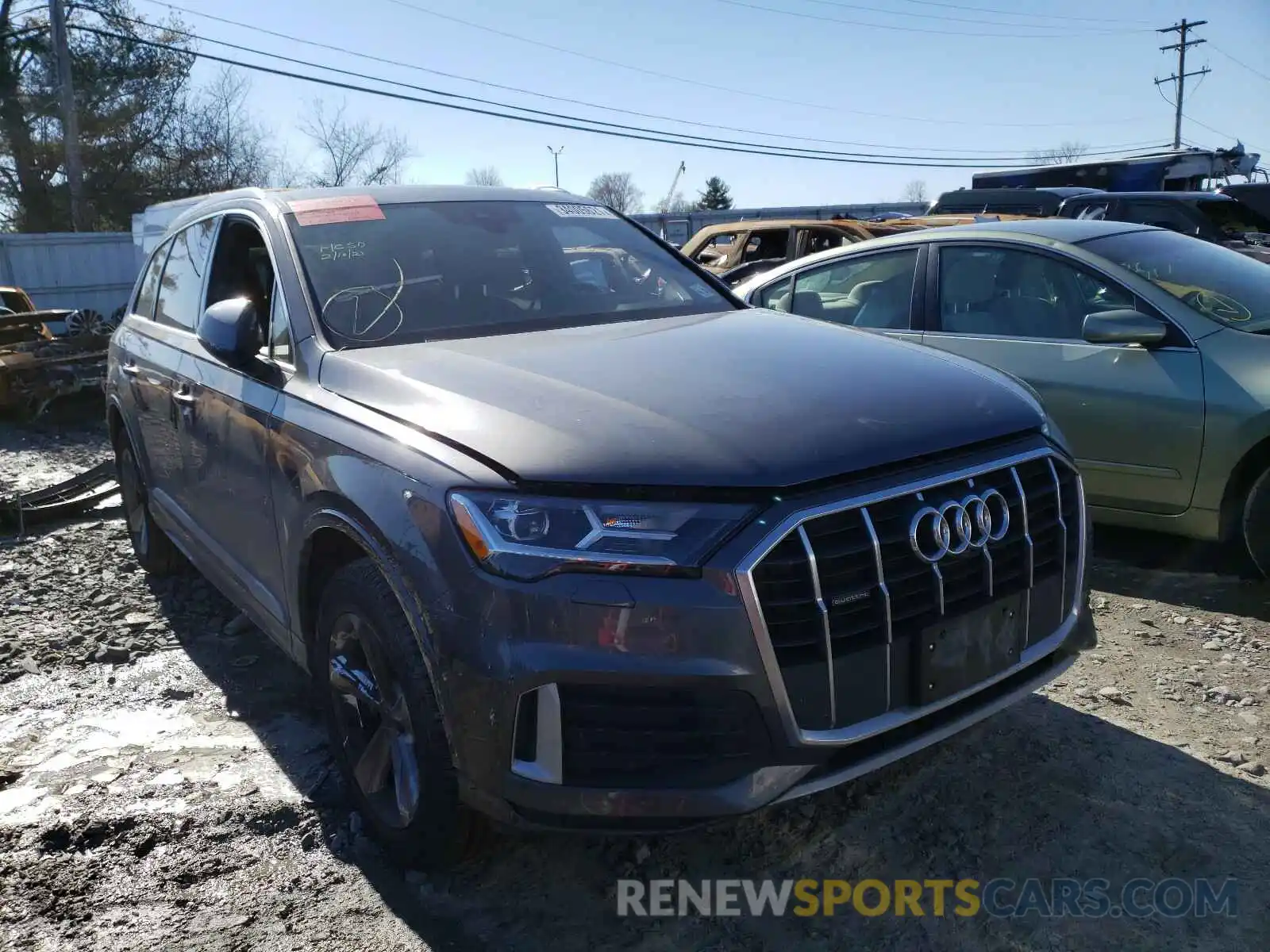 1 Photograph of a damaged car WA1AJAF79LD007141 AUDI Q7 2020