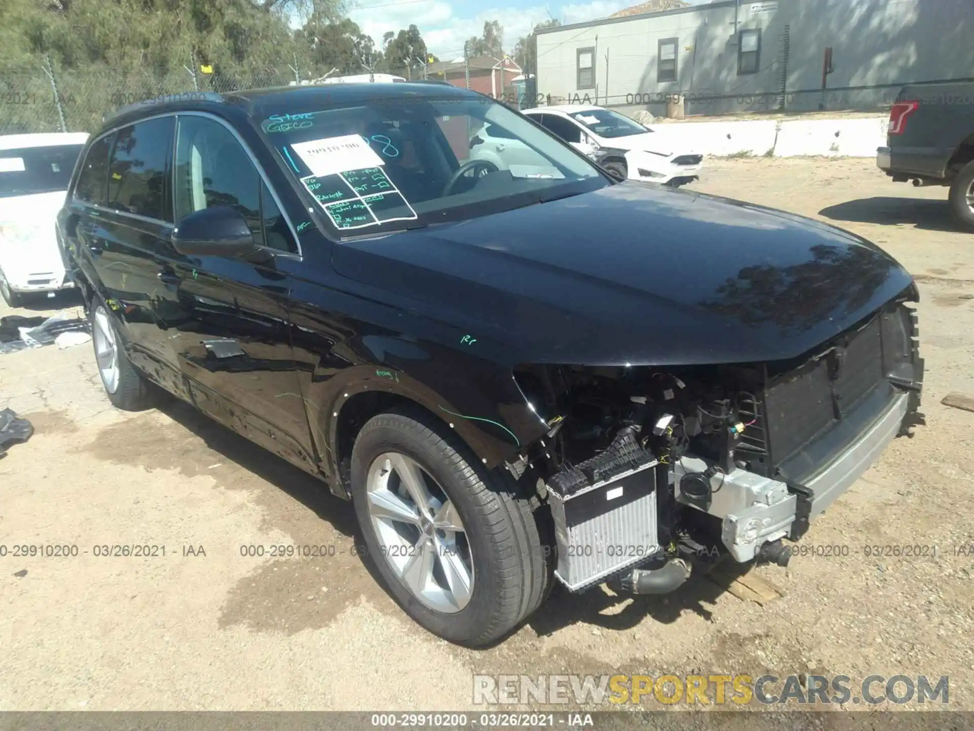 1 Photograph of a damaged car WA1AXAF70LD001831 AUDI Q7 2020