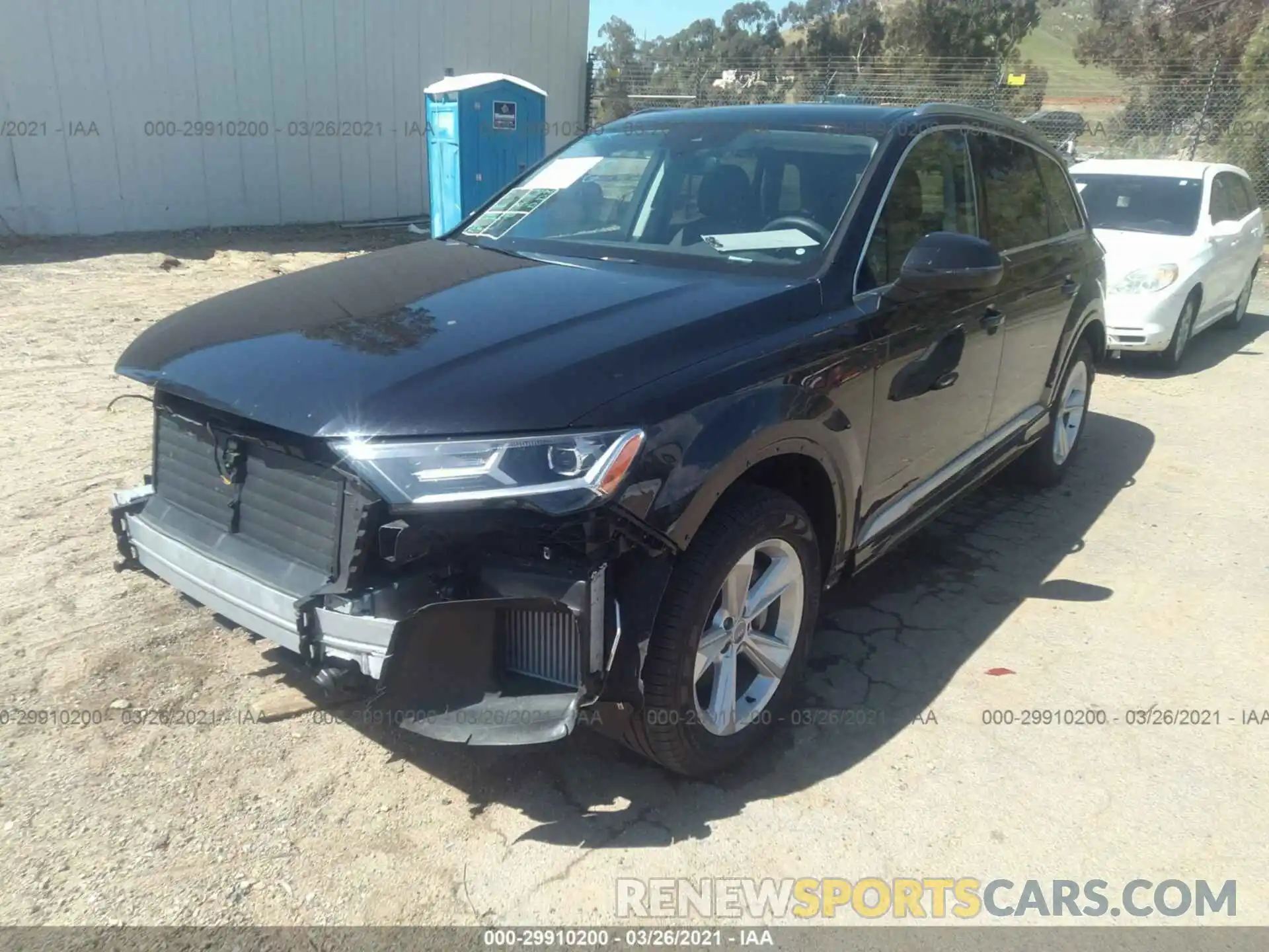 2 Photograph of a damaged car WA1AXAF70LD001831 AUDI Q7 2020