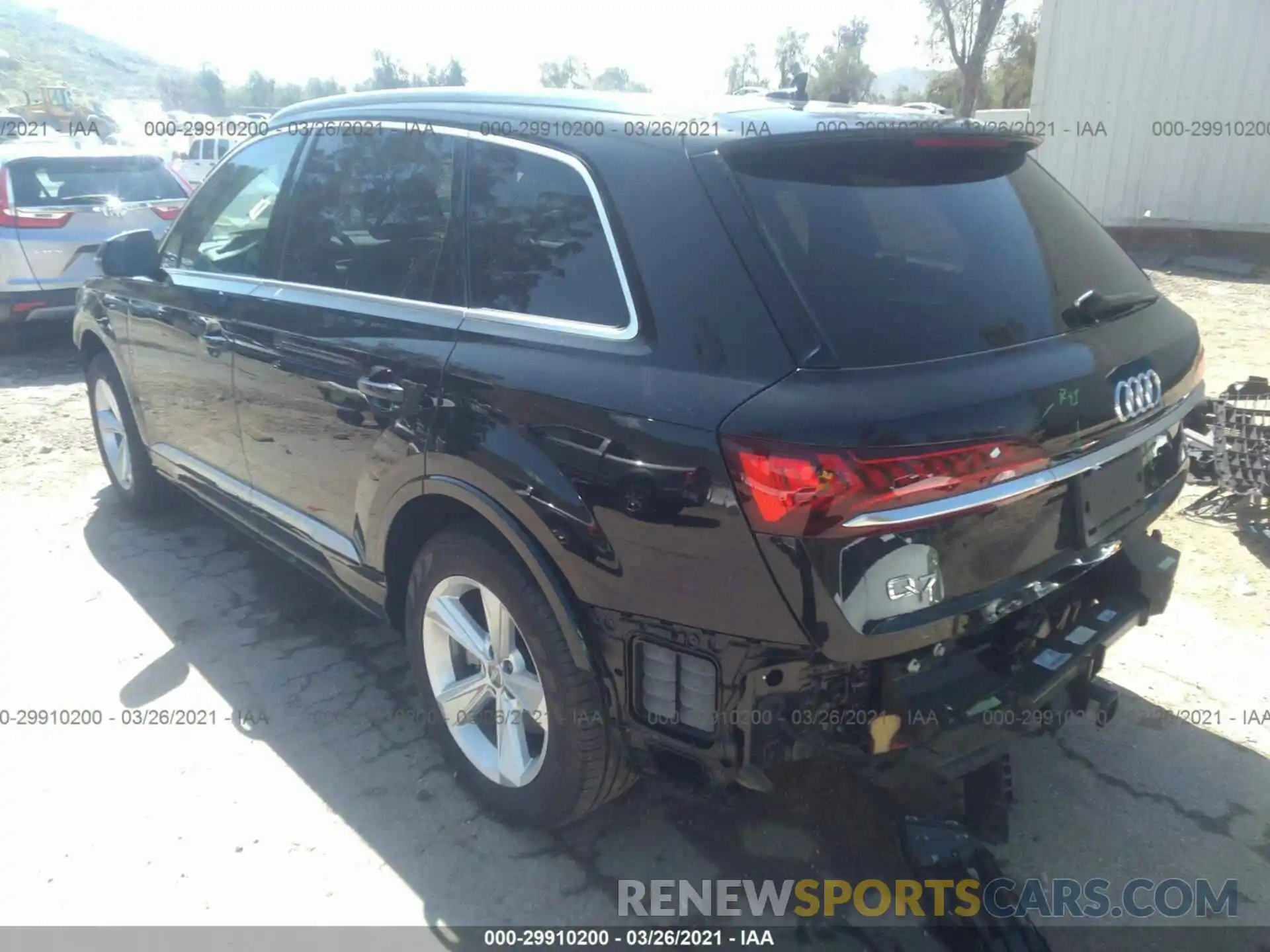 3 Фотография поврежденного автомобиля WA1AXAF70LD001831 AUDI Q7 2020