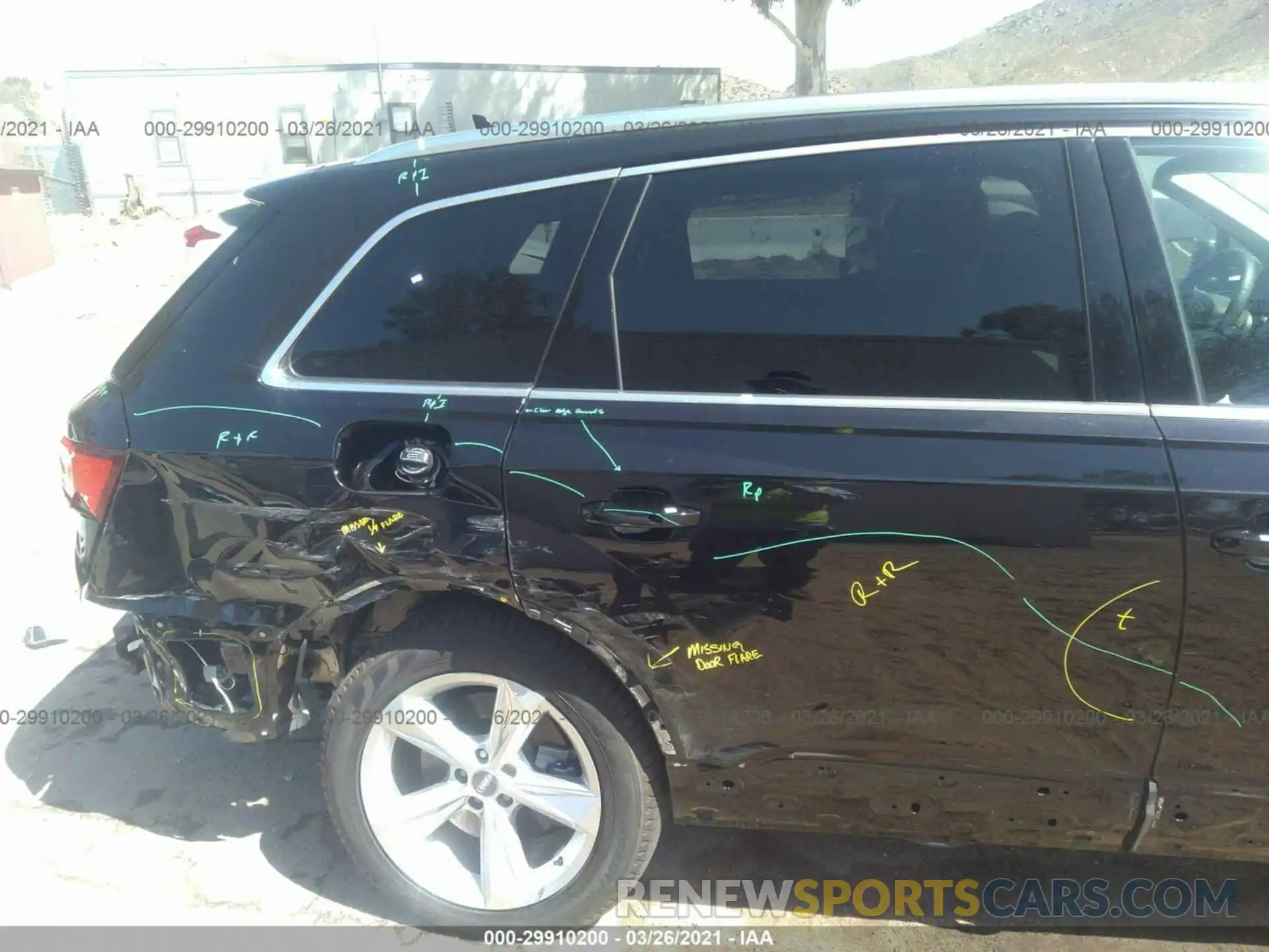 6 Photograph of a damaged car WA1AXAF70LD001831 AUDI Q7 2020