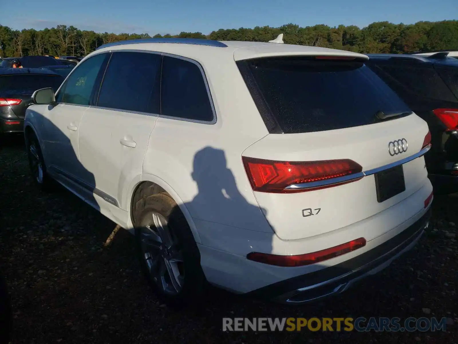 3 Фотография поврежденного автомобиля WA1AXAF70LD011551 AUDI Q7 2020