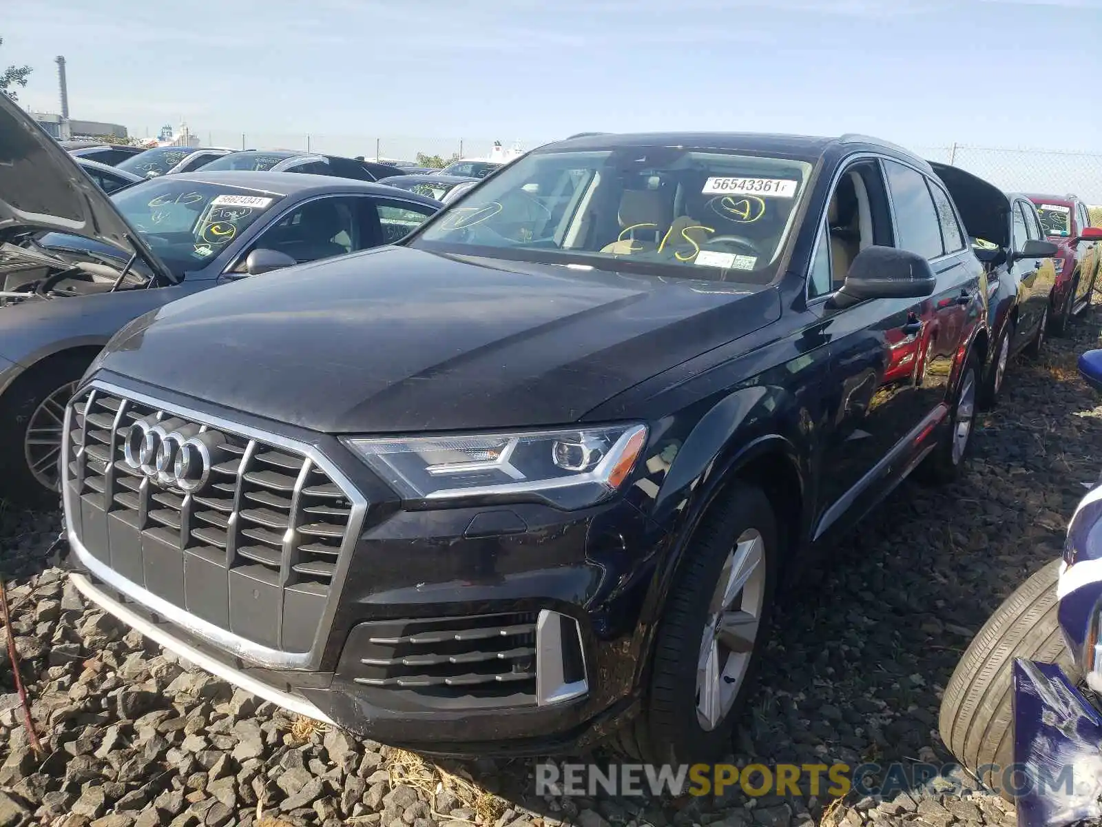 2 Photograph of a damaged car WA1AXAF72LD000213 AUDI Q7 2020