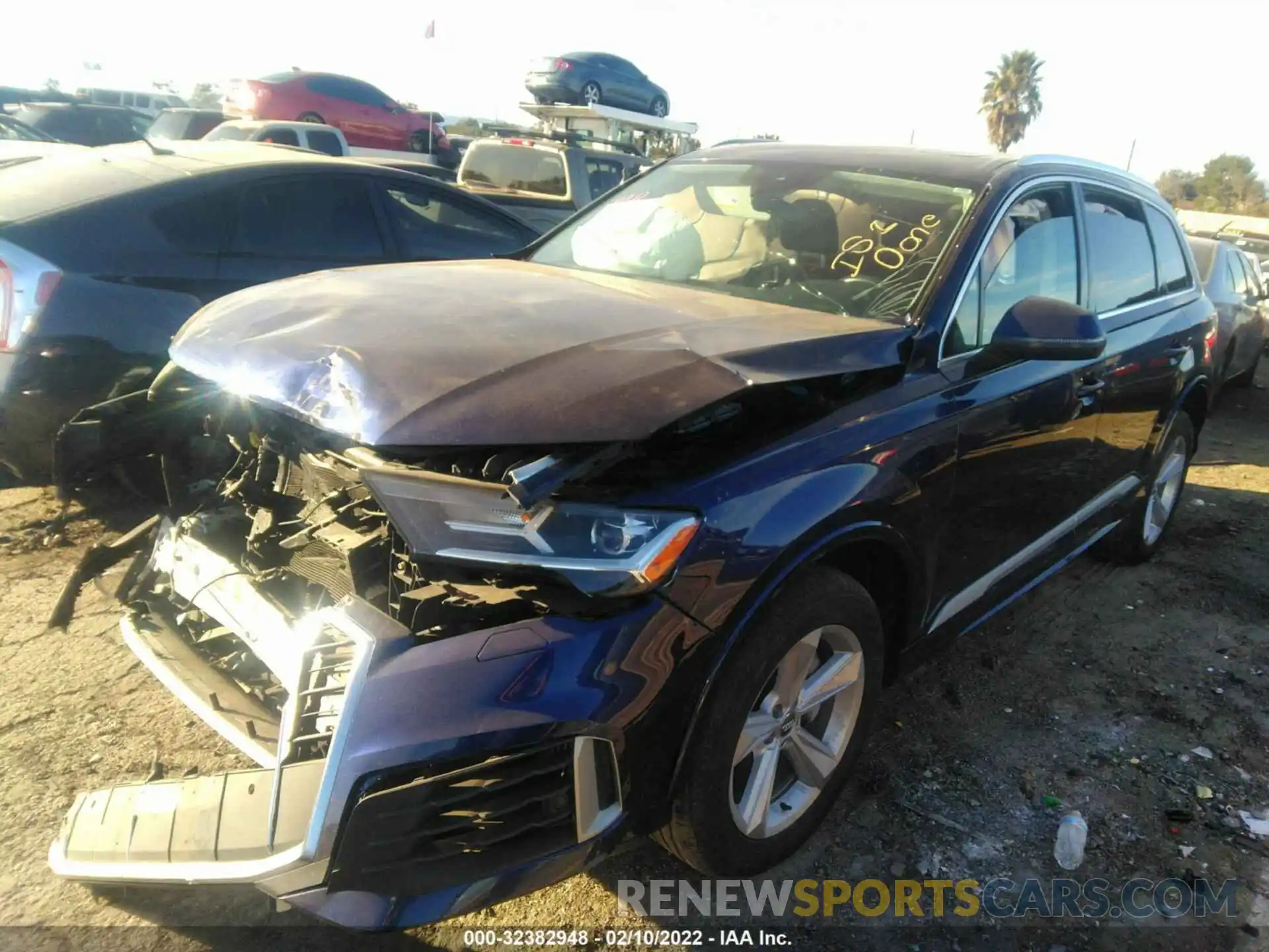 2 Photograph of a damaged car WA1AXAF76LD000232 AUDI Q7 2020