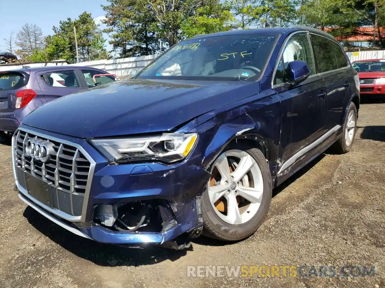 2 Photograph of a damaged car WA1LJAF78LD010772 AUDI Q7 2020