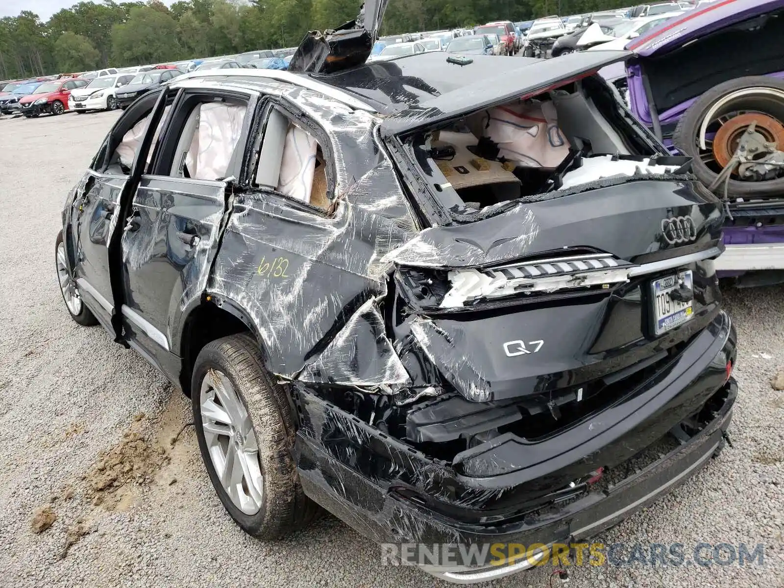 3 Photograph of a damaged car WA1LJAF79LD010554 AUDI Q7 2020