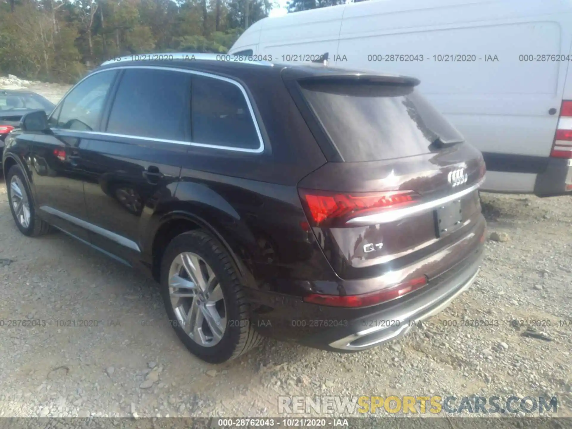 3 Фотография поврежденного автомобиля WA1LXAF71LD002995 AUDI Q7 2020