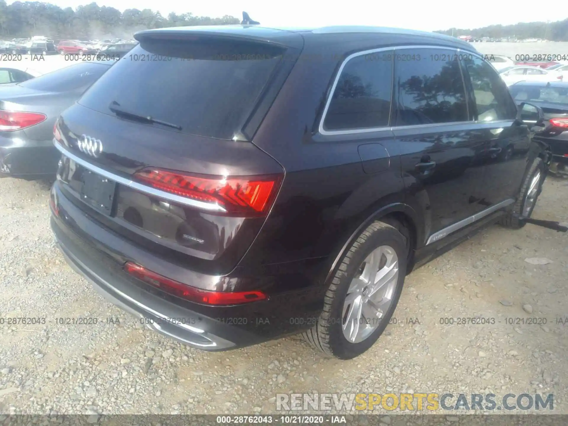 4 Фотография поврежденного автомобиля WA1LXAF71LD002995 AUDI Q7 2020