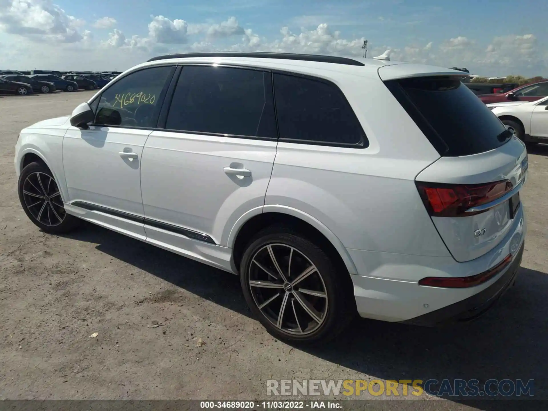 3 Фотография поврежденного автомобиля WA1LXAF72LD008319 AUDI Q7 2020