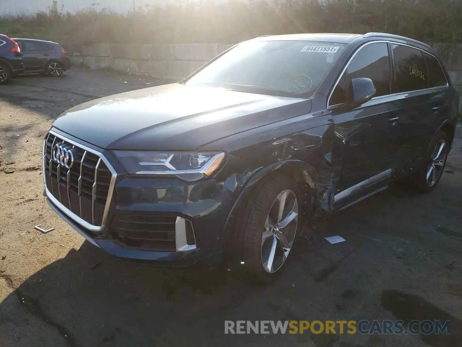 2 Фотография поврежденного автомобиля WA1LXAF72LD009311 AUDI Q7 2020