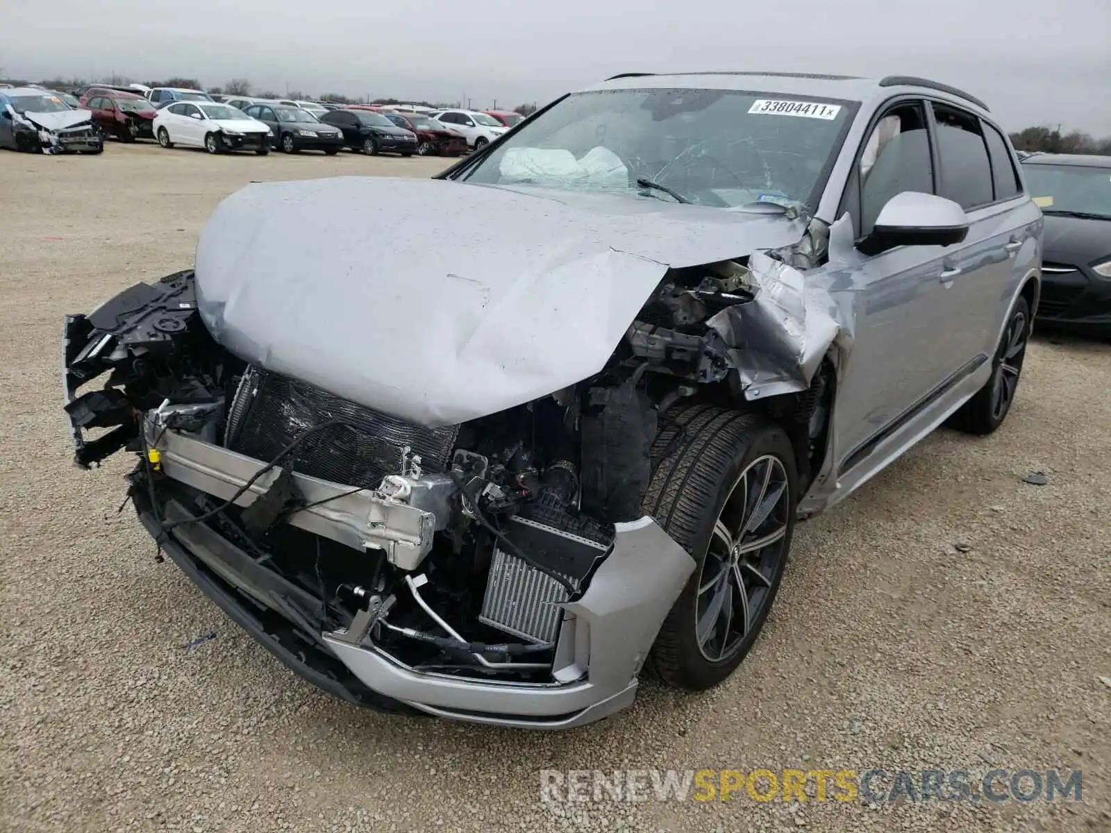 2 Photograph of a damaged car WA1LXAF73LD001427 AUDI Q7 2020