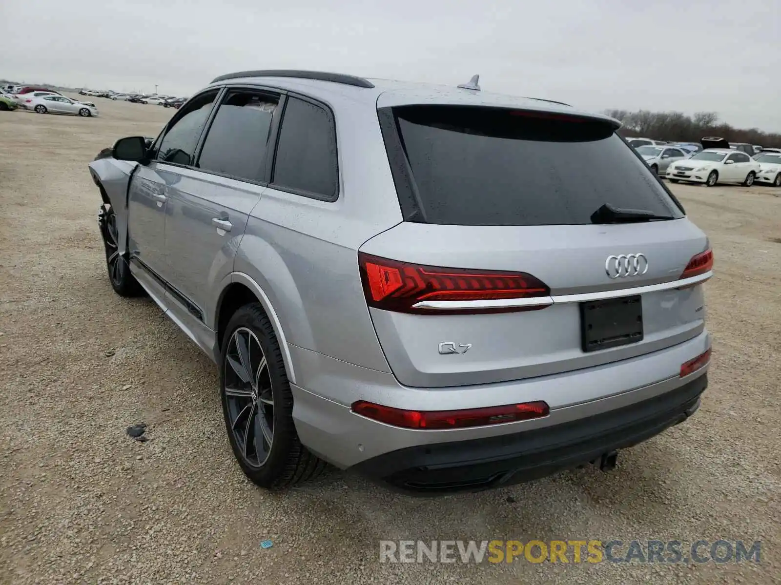 3 Фотография поврежденного автомобиля WA1LXAF73LD001427 AUDI Q7 2020