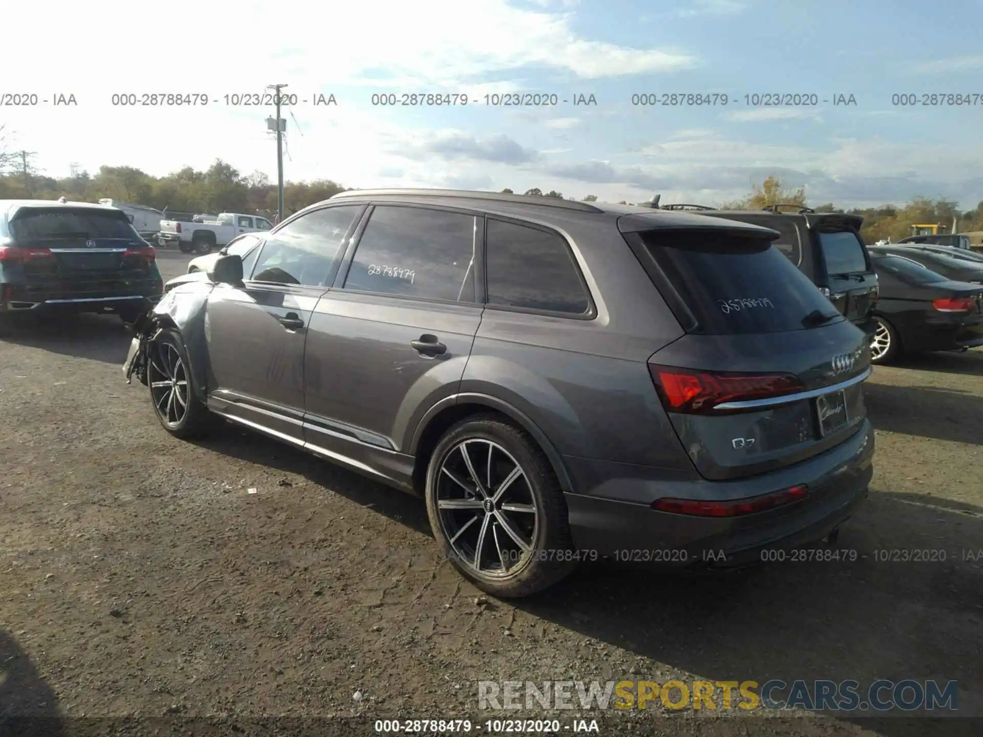 3 Фотография поврежденного автомобиля WA1LXAF73LD012816 AUDI Q7 2020