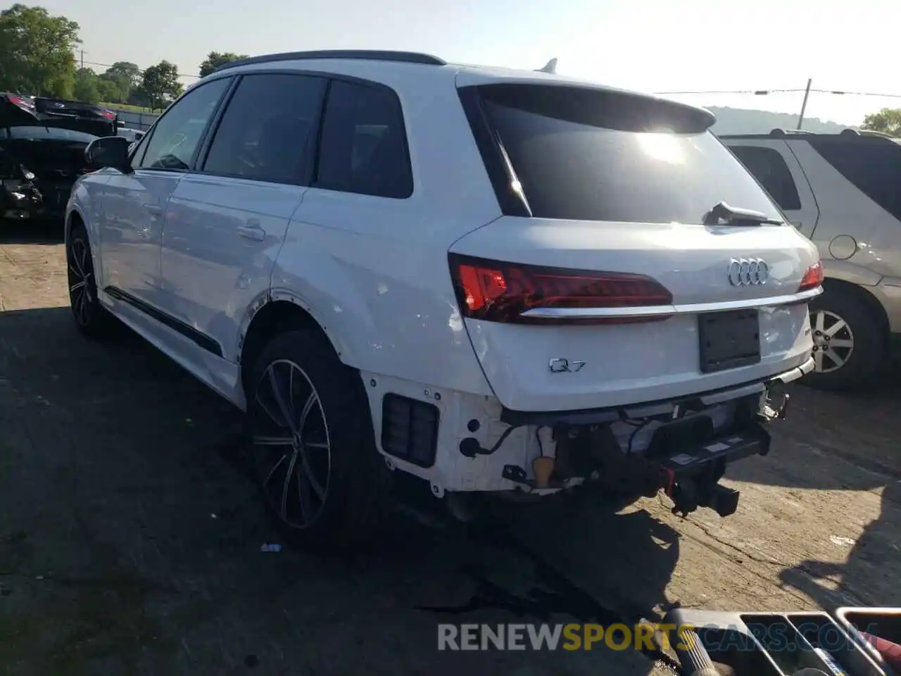 3 Фотография поврежденного автомобиля WA1LXAF74LD013442 AUDI Q7 2020