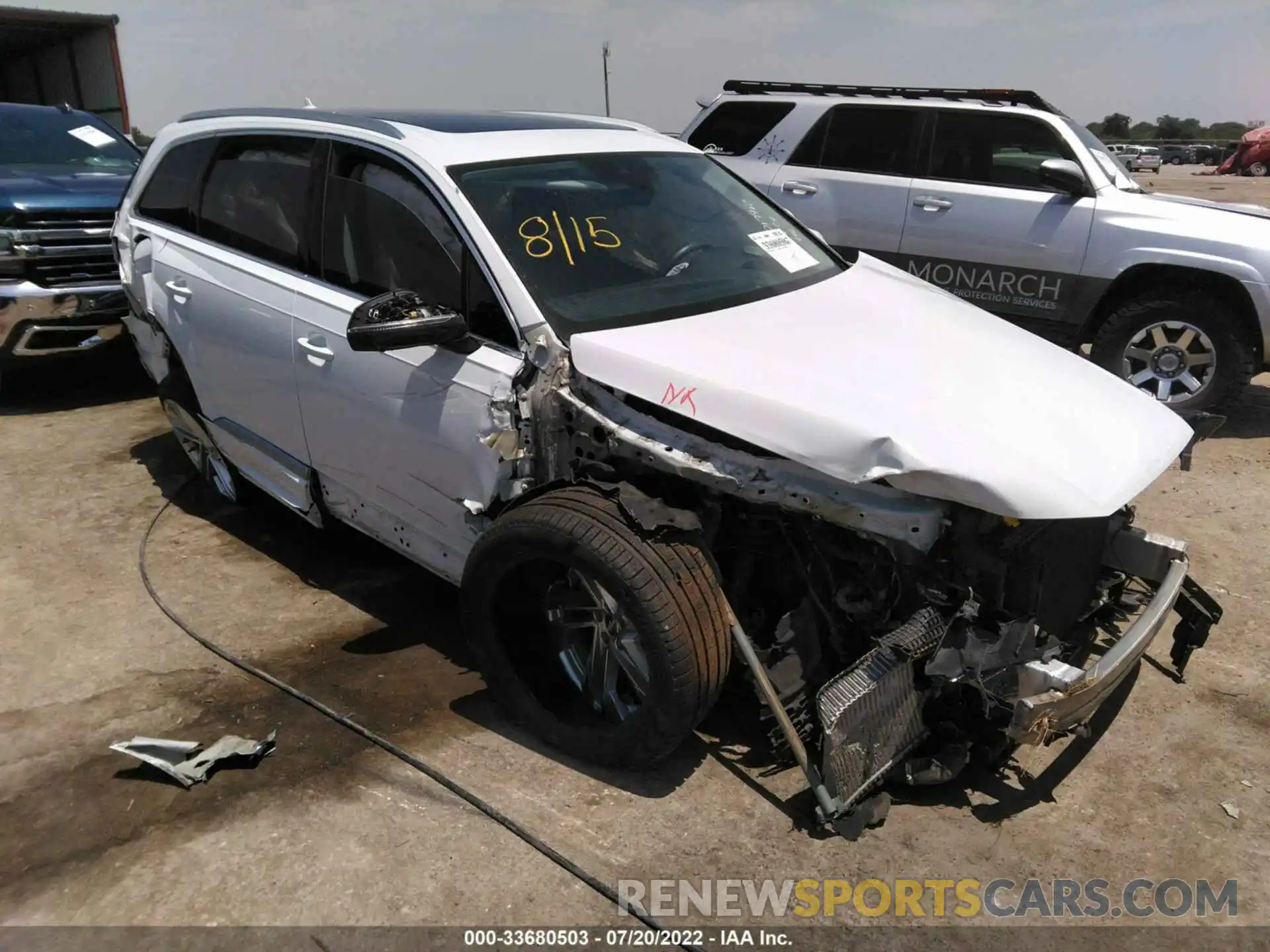 6 Photograph of a damaged car WA1LXAF75LD000571 AUDI Q7 2020