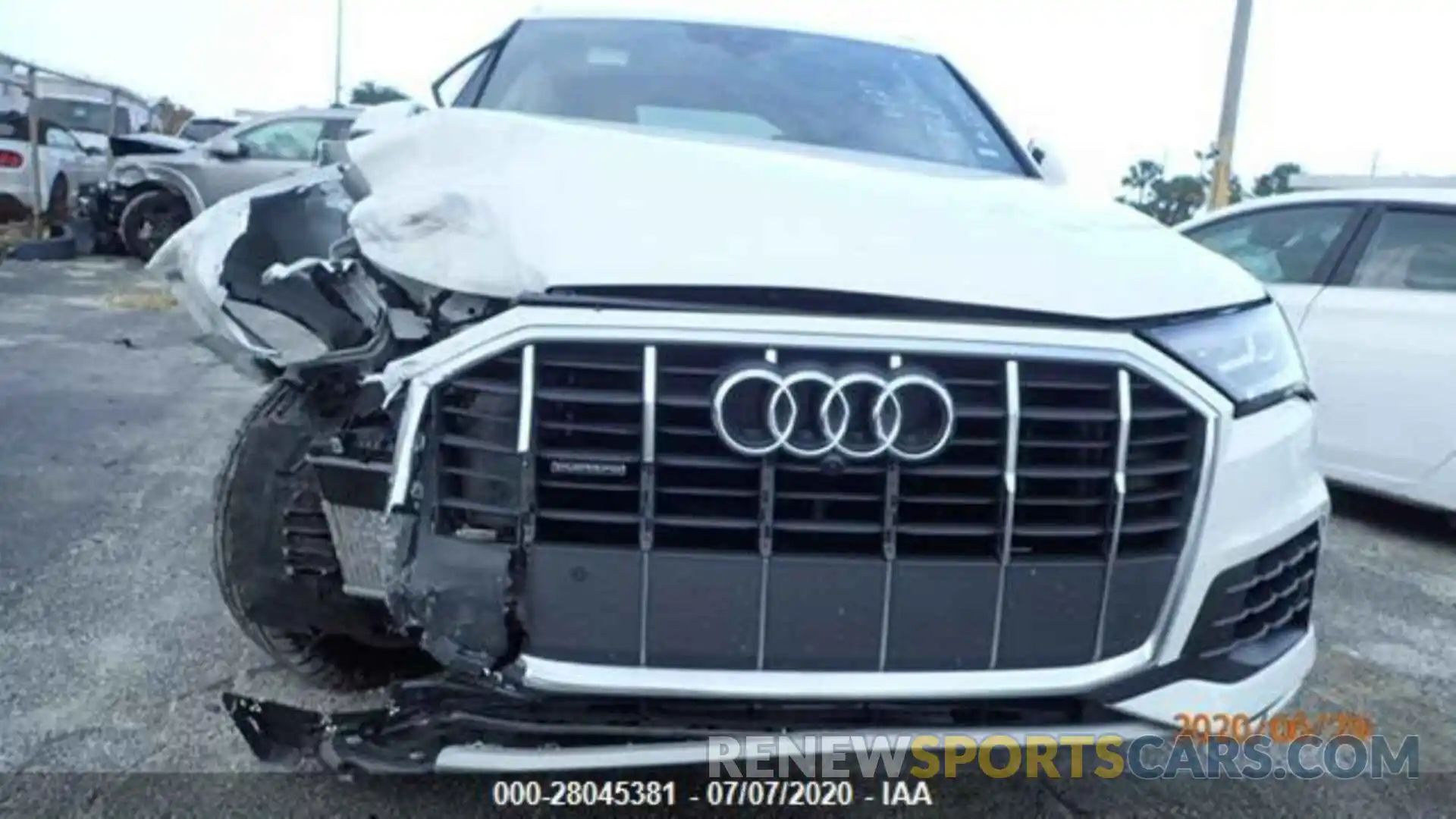 4 Фотография поврежденного автомобиля WA1LXAF76LD001910 AUDI Q7 2020