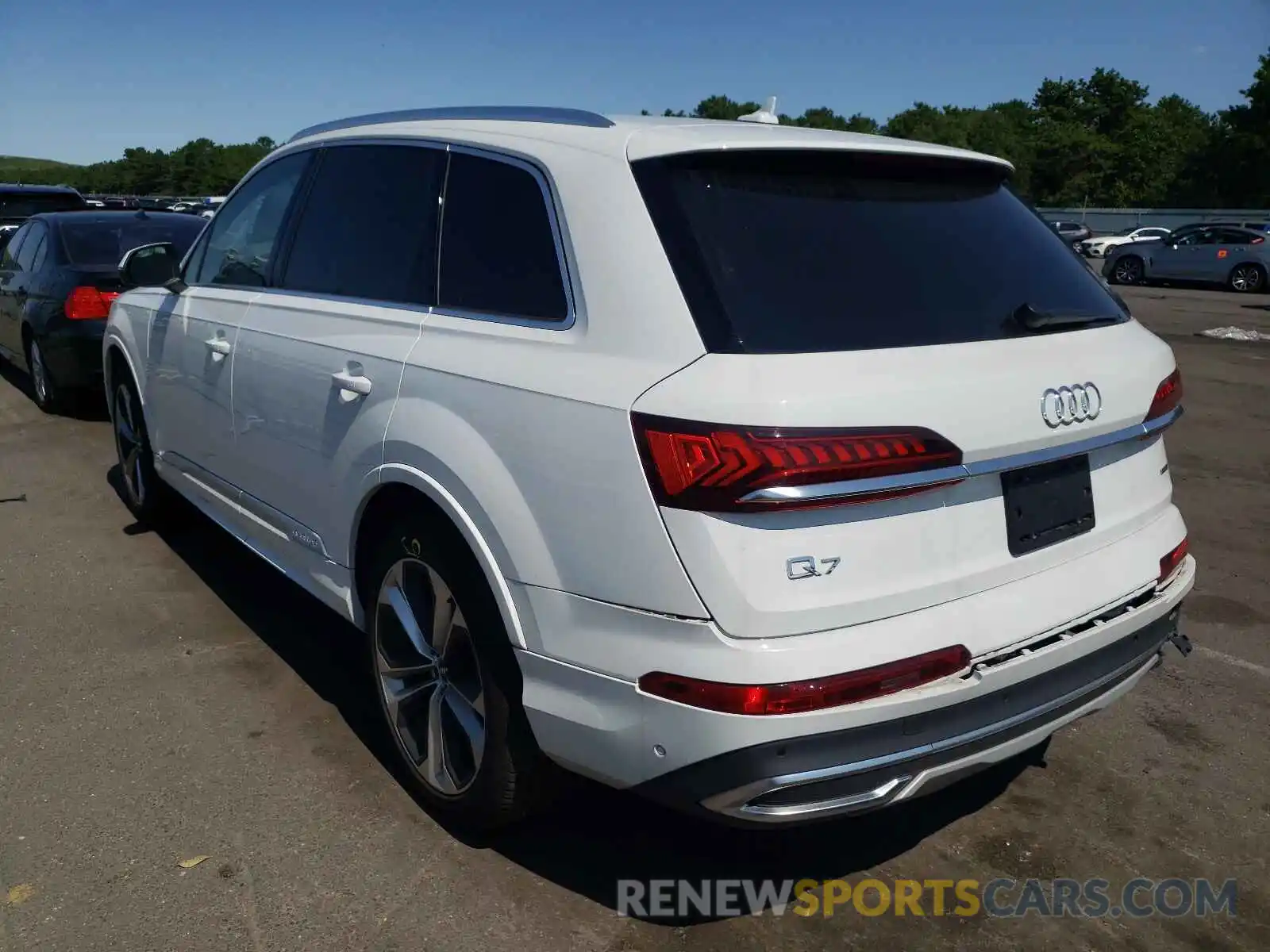 3 Фотография поврежденного автомобиля WA1LXAF76LD007366 AUDI Q7 2020