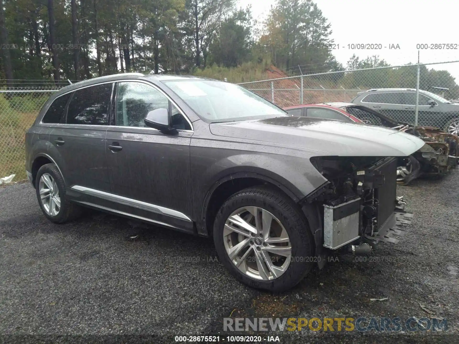 1 Photograph of a damaged car WA1LXAF77LD000734 AUDI Q7 2020