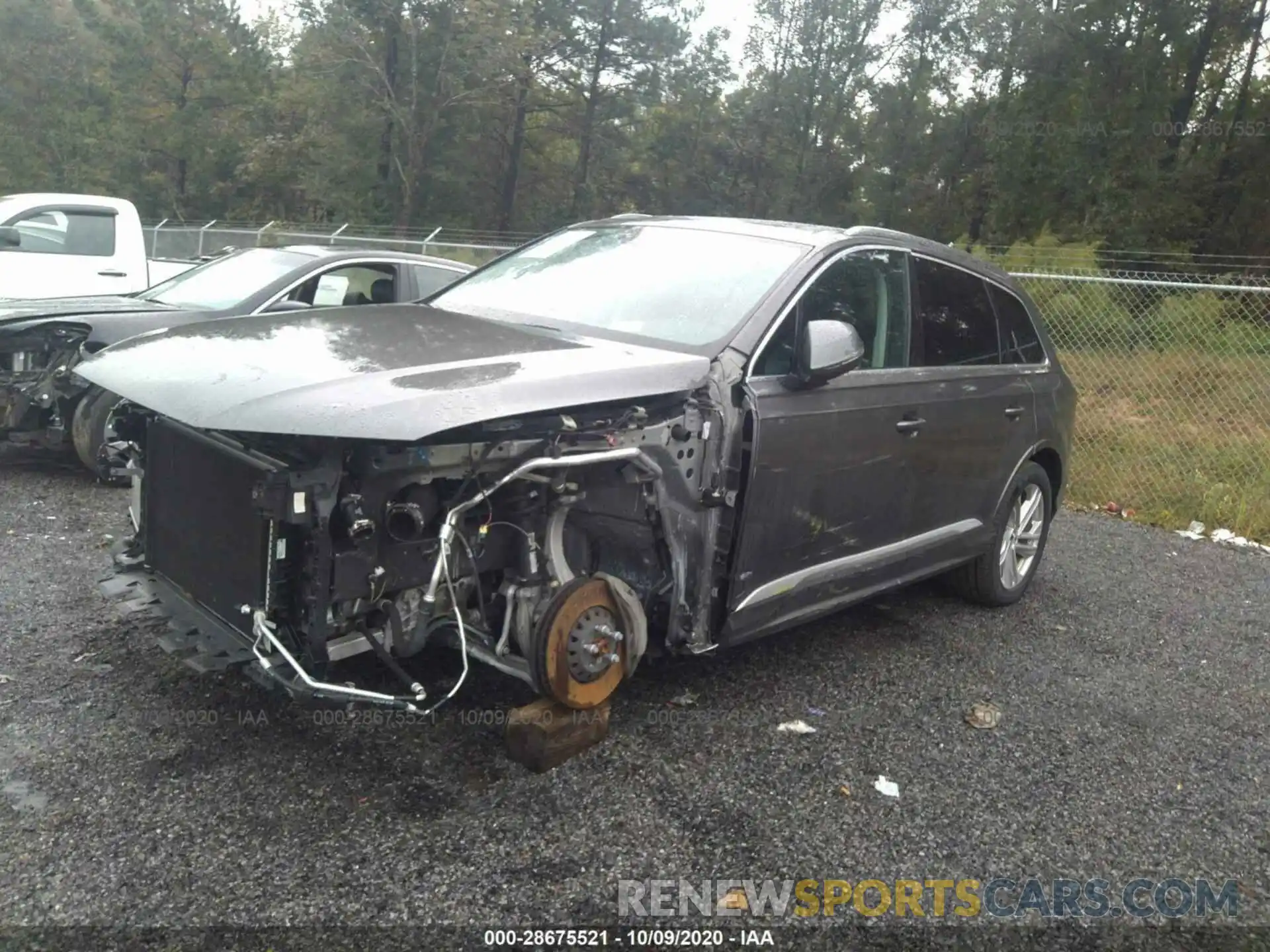 2 Photograph of a damaged car WA1LXAF77LD000734 AUDI Q7 2020