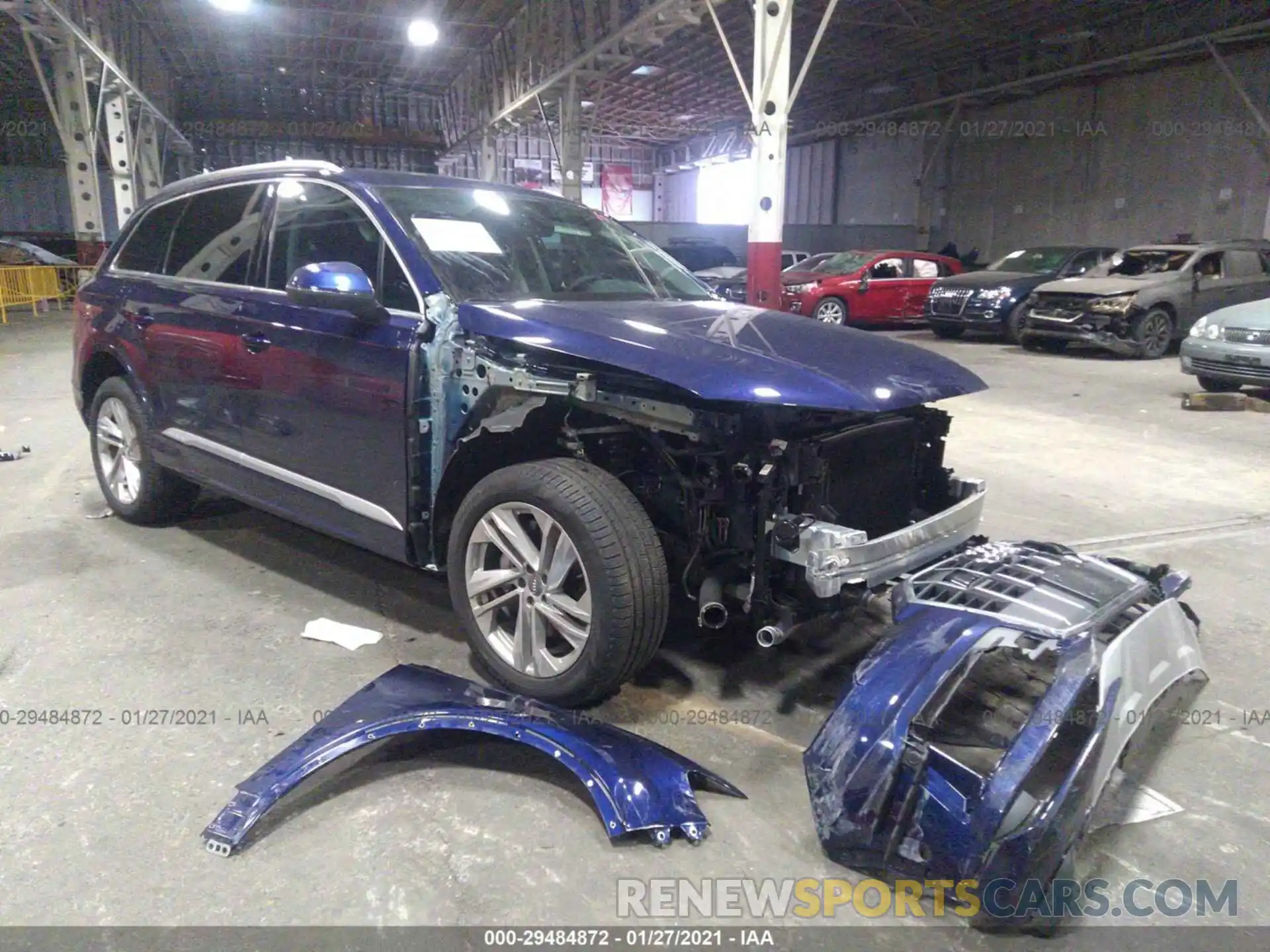 1 Photograph of a damaged car WA1LXAF78LD005103 AUDI Q7 2020