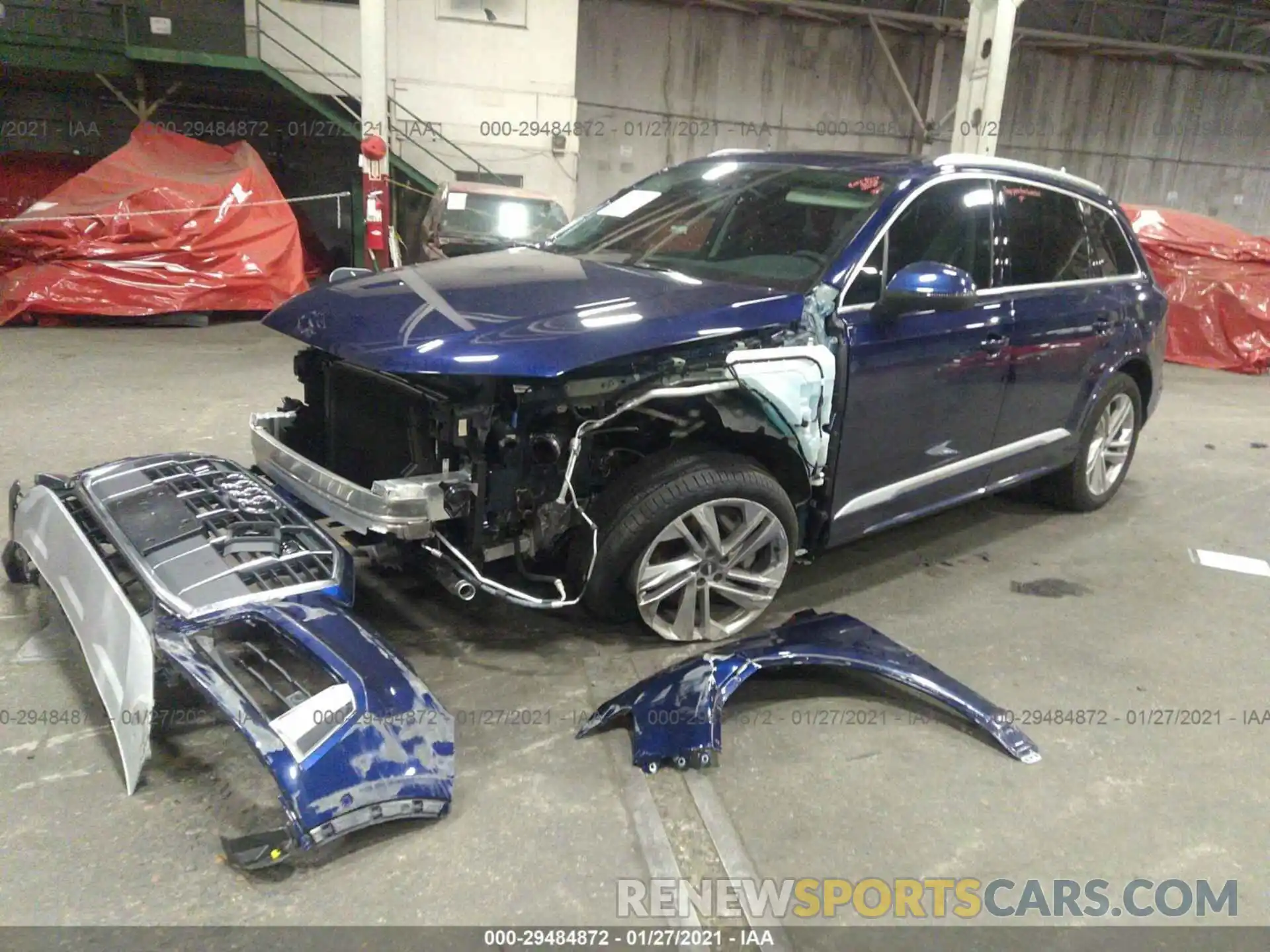 2 Фотография поврежденного автомобиля WA1LXAF78LD005103 AUDI Q7 2020