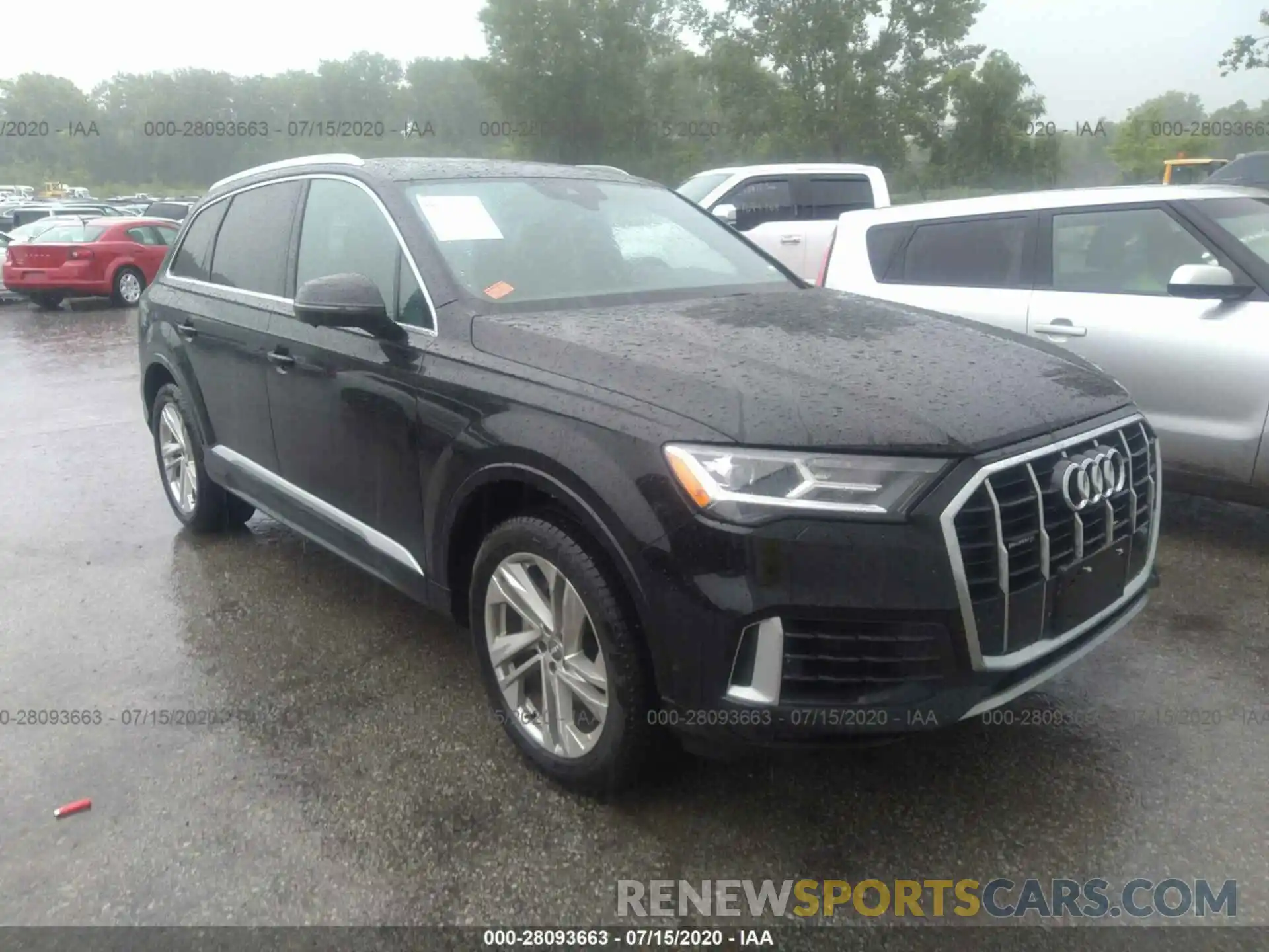 1 Photograph of a damaged car WA1LXAF79LD003263 AUDI Q7 2020