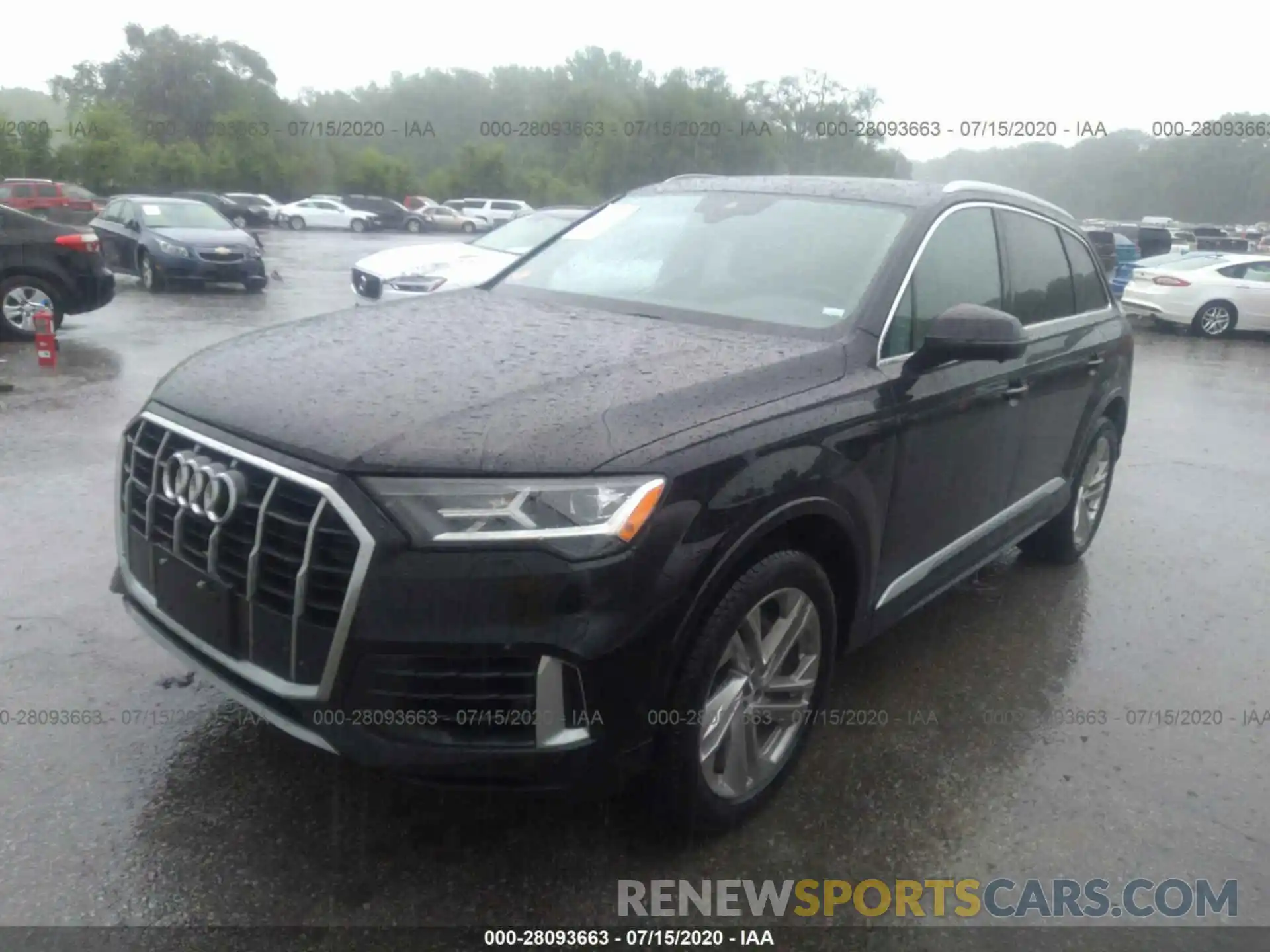 2 Photograph of a damaged car WA1LXAF79LD003263 AUDI Q7 2020