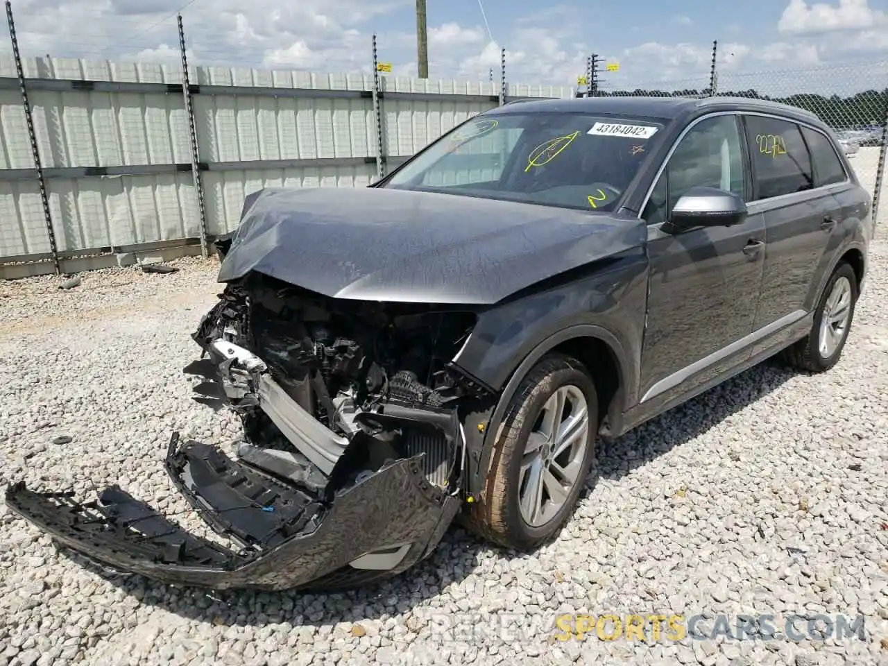 2 Photograph of a damaged car WA1LXAF79LD005806 AUDI Q7 2020