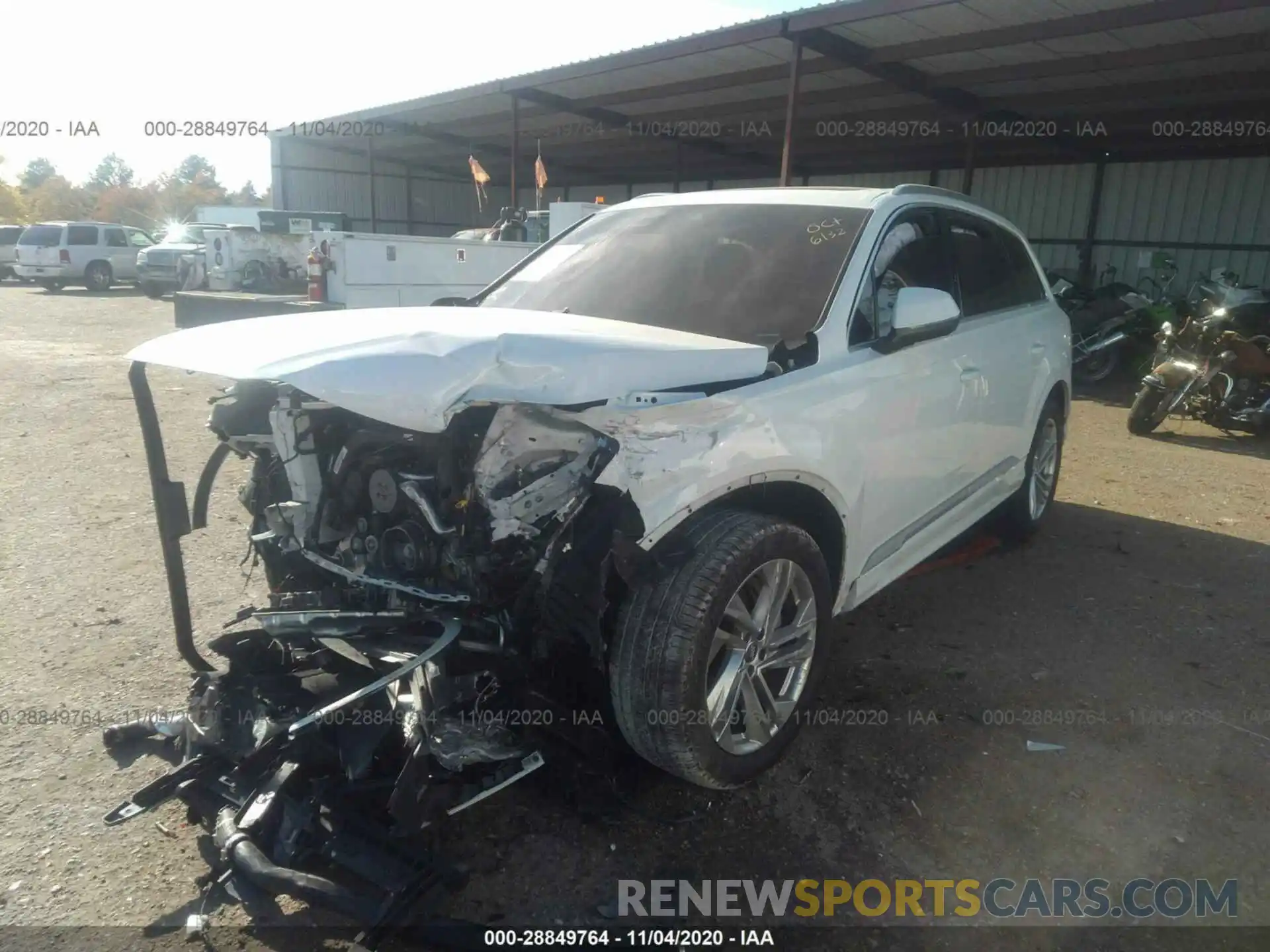 2 Photograph of a damaged car WA1LXAF79LD006132 AUDI Q7 2020