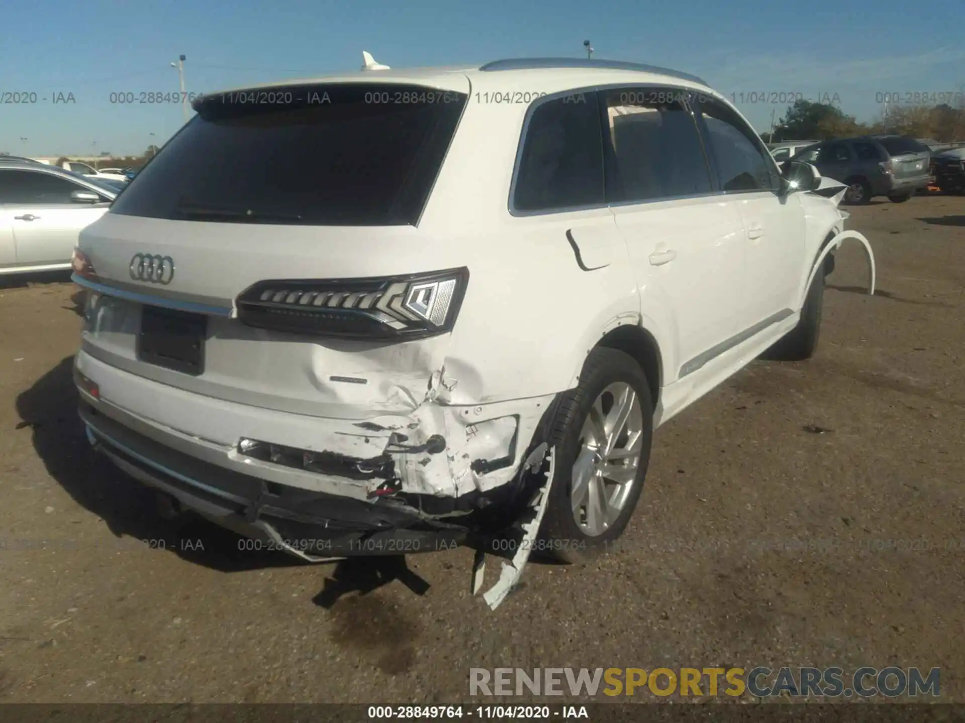 4 Фотография поврежденного автомобиля WA1LXAF79LD006132 AUDI Q7 2020