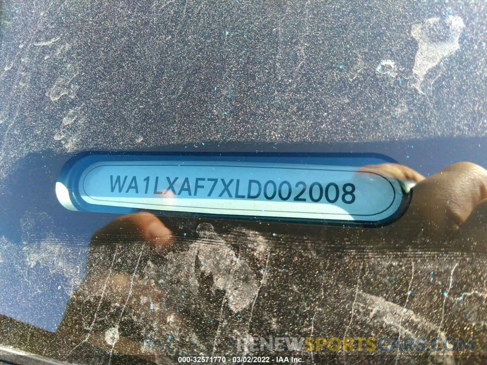 9 Фотография поврежденного автомобиля WA1LXAF7XLD002008 AUDI Q7 2020